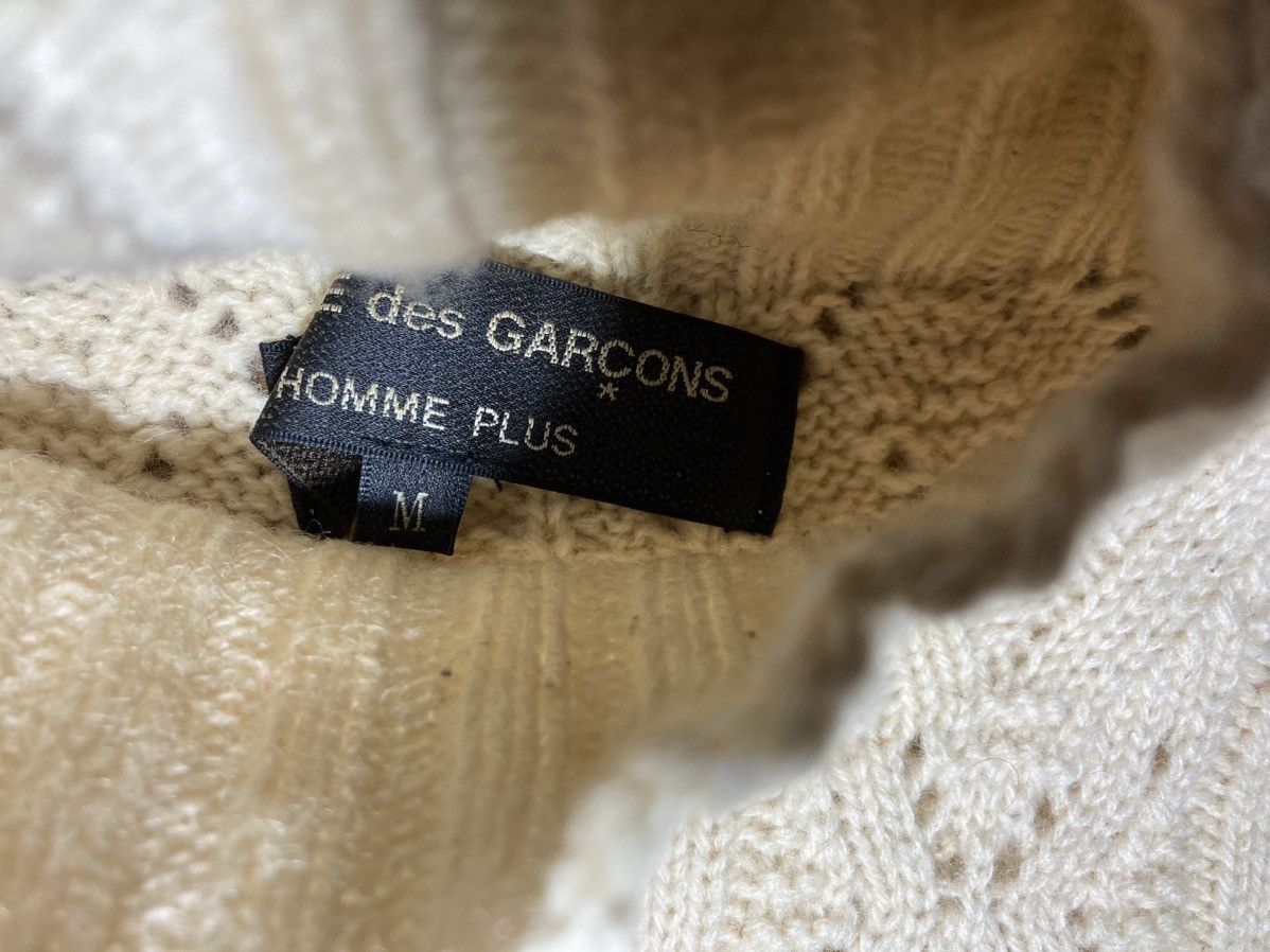 Comme des Garcons Homme Plus 2006 Comme Des Garcons Homme Plus Racing Cable Knit Sweater Size US M / EU 48-50 / 2 - 7 Thumbnail
