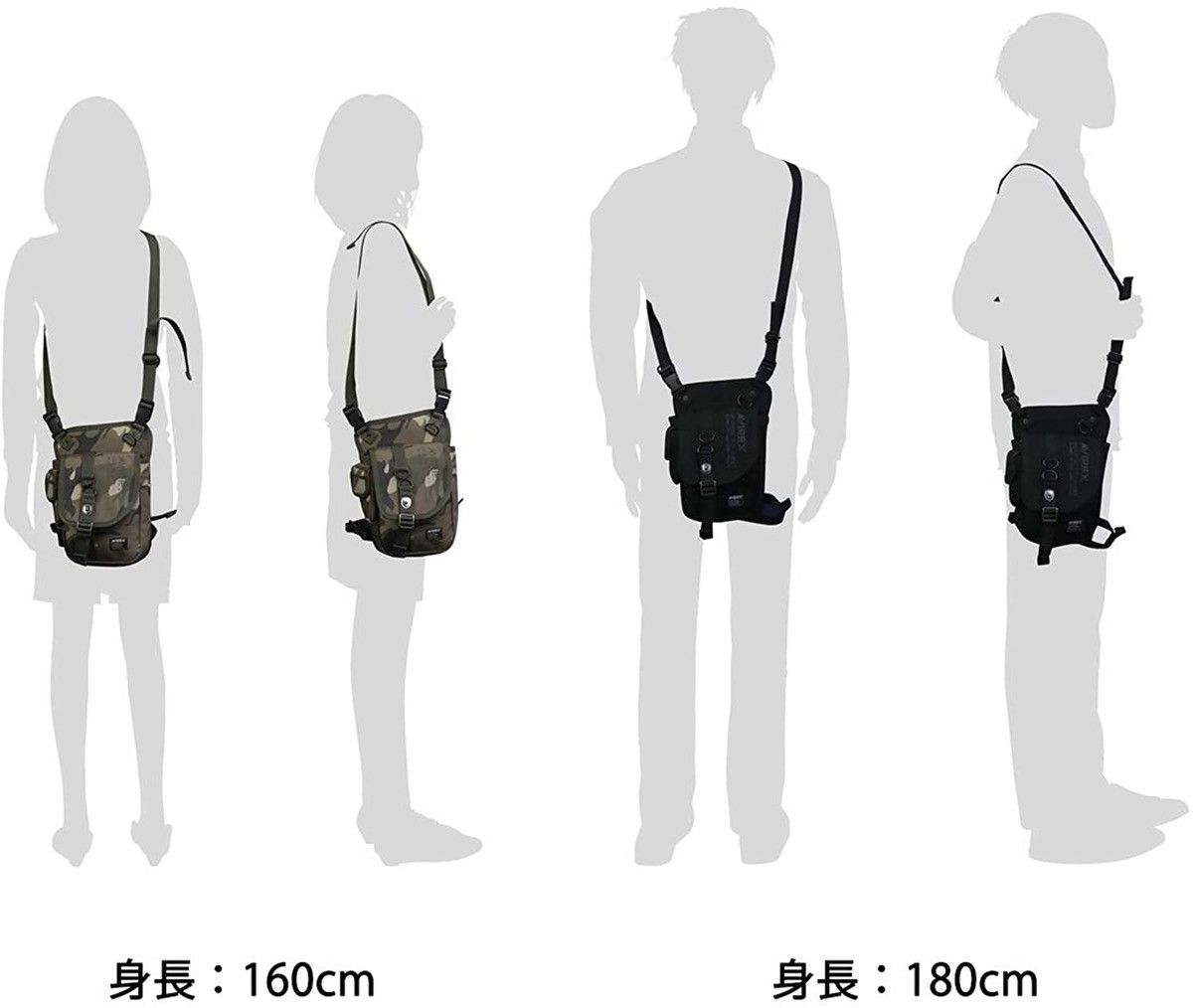 Avirex AVIREX 3 WAY LEG/WAIST/CROSSBODY TACTICAL POUCH Size ONE SIZE - 17 Thumbnail