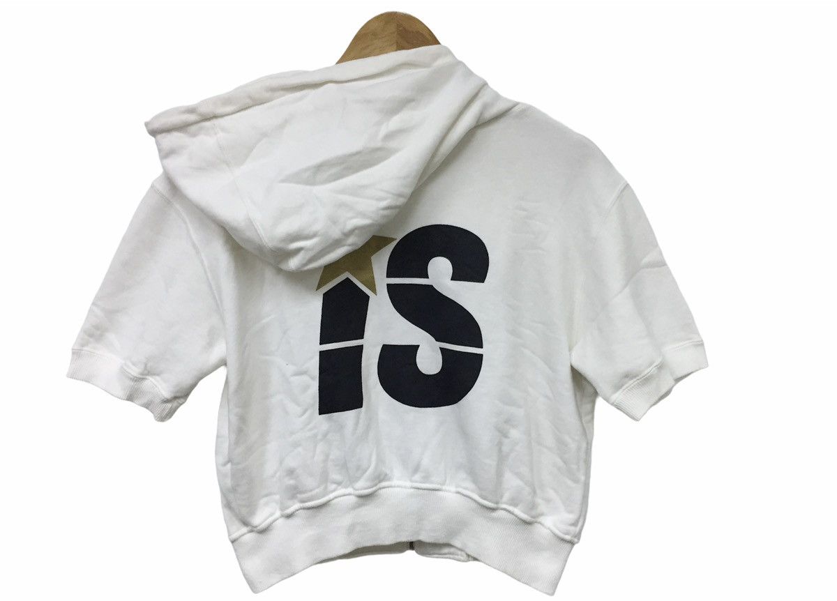 90's IS iconic logo crop hoodie