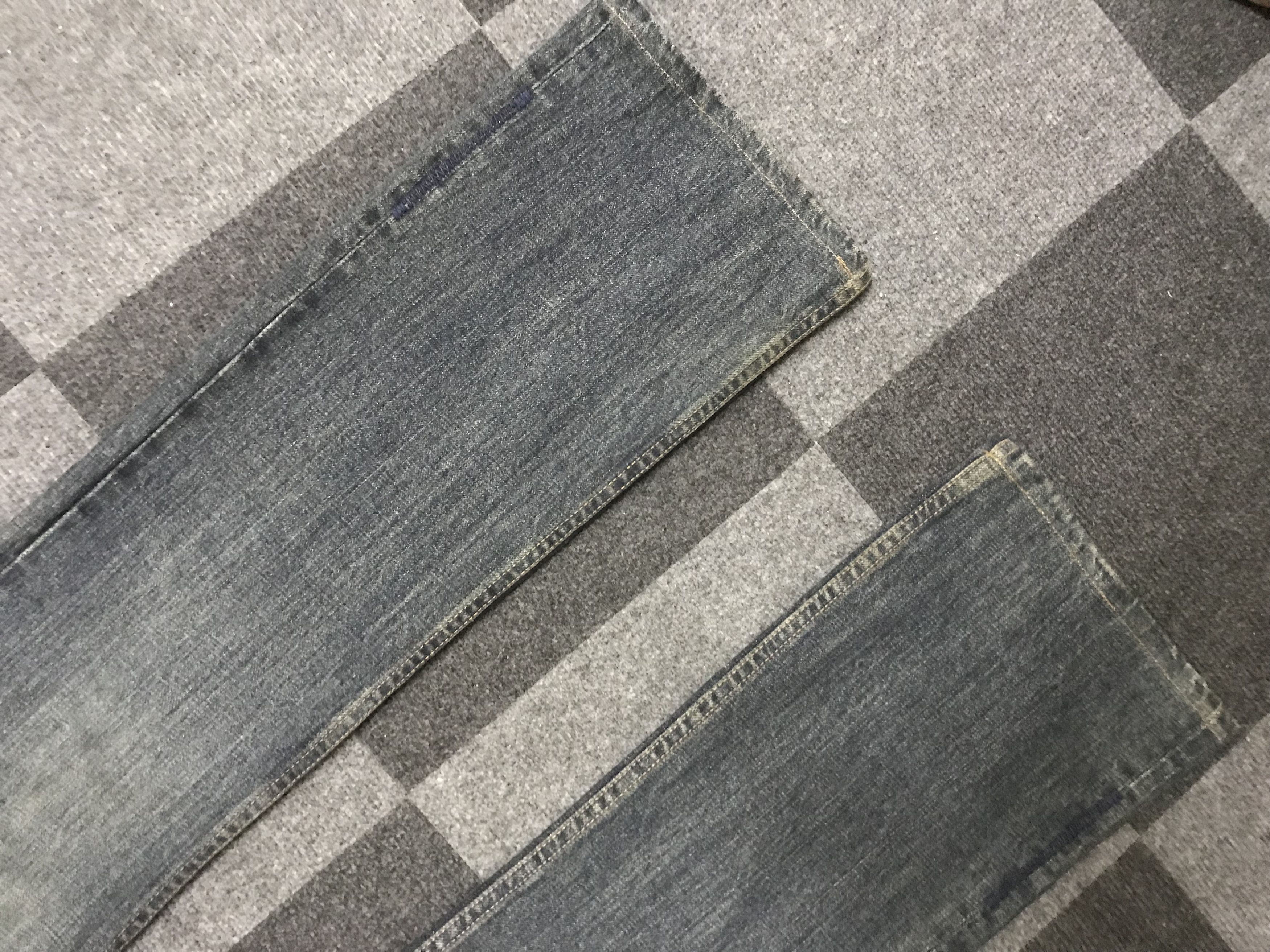 Japanese Brand Flare🔥D116 Flare STEER BLUE Military Workwear Cargo Jeans Size US 31 - 7 Thumbnail