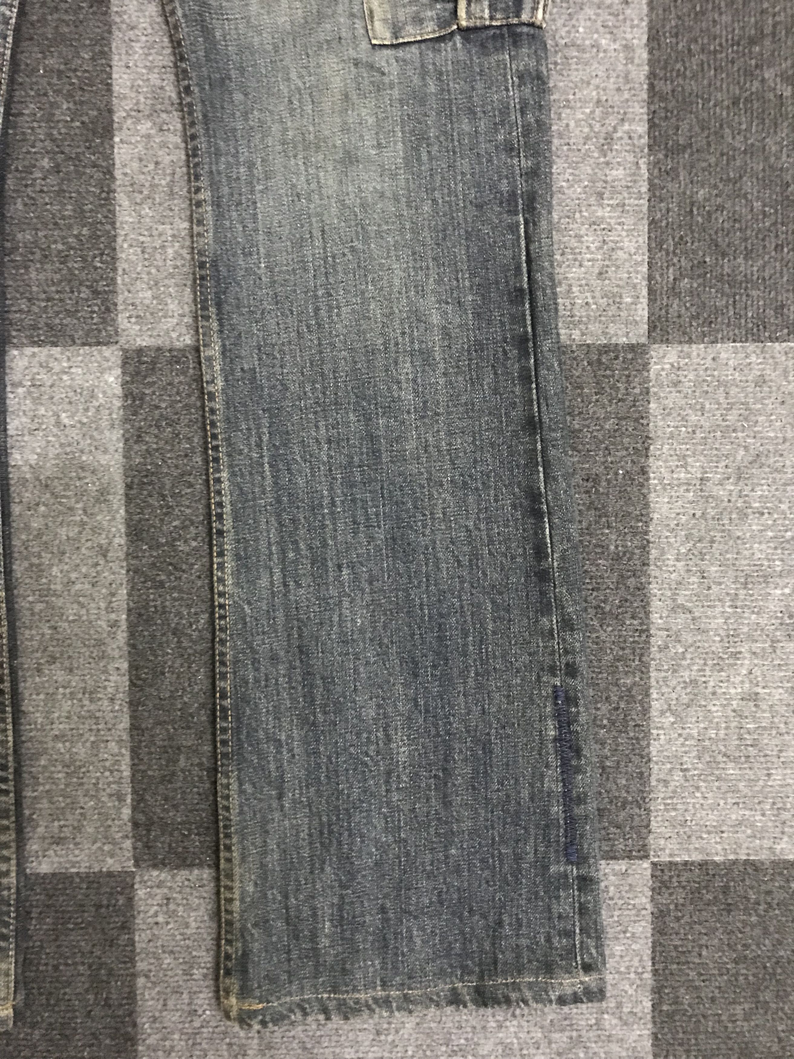 Japanese Brand 💥Flare💥D116 STEER BLUE ARCHIVAL FLARE CARGO DENIM Size US 31 - 8 Thumbnail