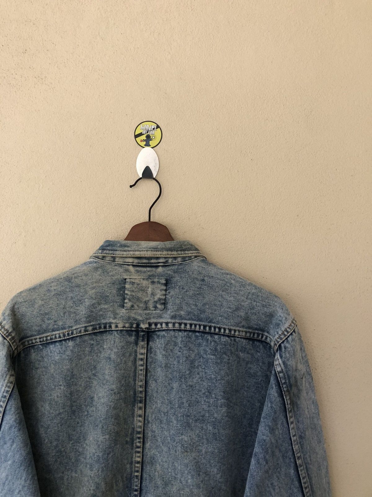 Japanese Brand Vintage Pluc Nic Denim Acid Wash Jacket Size US M / EU 48-50 / 2 - 7 Thumbnail