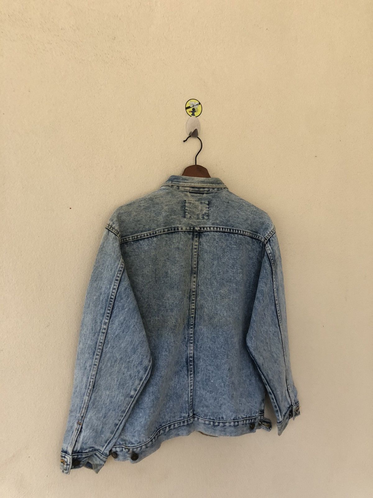 Japanese Brand Vintage Pluc Nic Denim Acid Wash Jacket Size US M / EU 48-50 / 2 - 6 Thumbnail