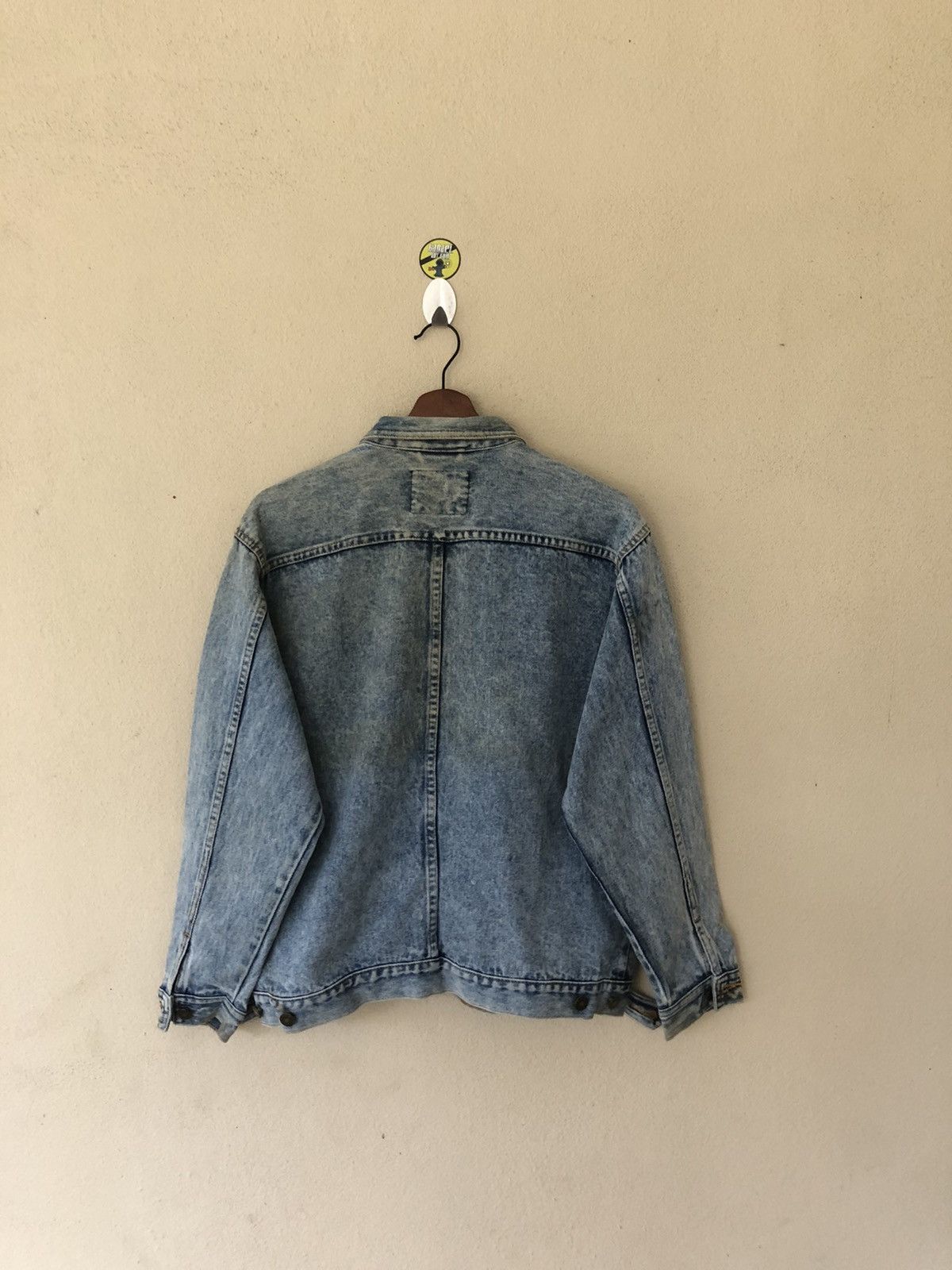 Japanese Brand Vintage Pluc Nic Denim Acid Wash Jacket Size US M / EU 48-50 / 2 - 5 Thumbnail