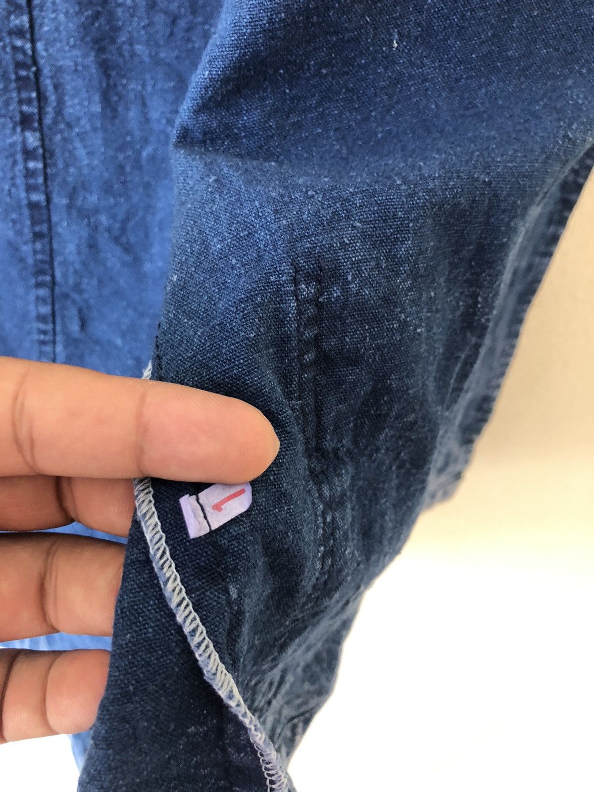 Indigo Japanese Indigo Embroidered Denim Jacket by The Blue Size US L / EU 52-54 / 3 - 8 Thumbnail