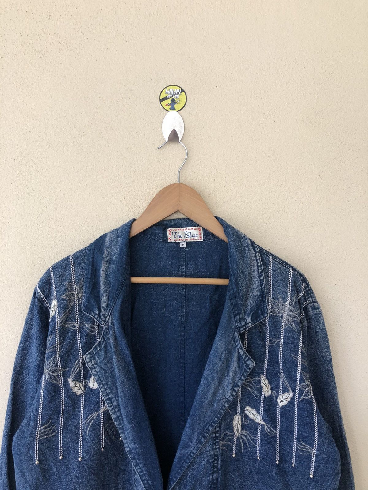 Indigo Japanese Indigo Embroidered Denim Jacket by The Blue Size US L / EU 52-54 / 3 - 2 Thumbnail