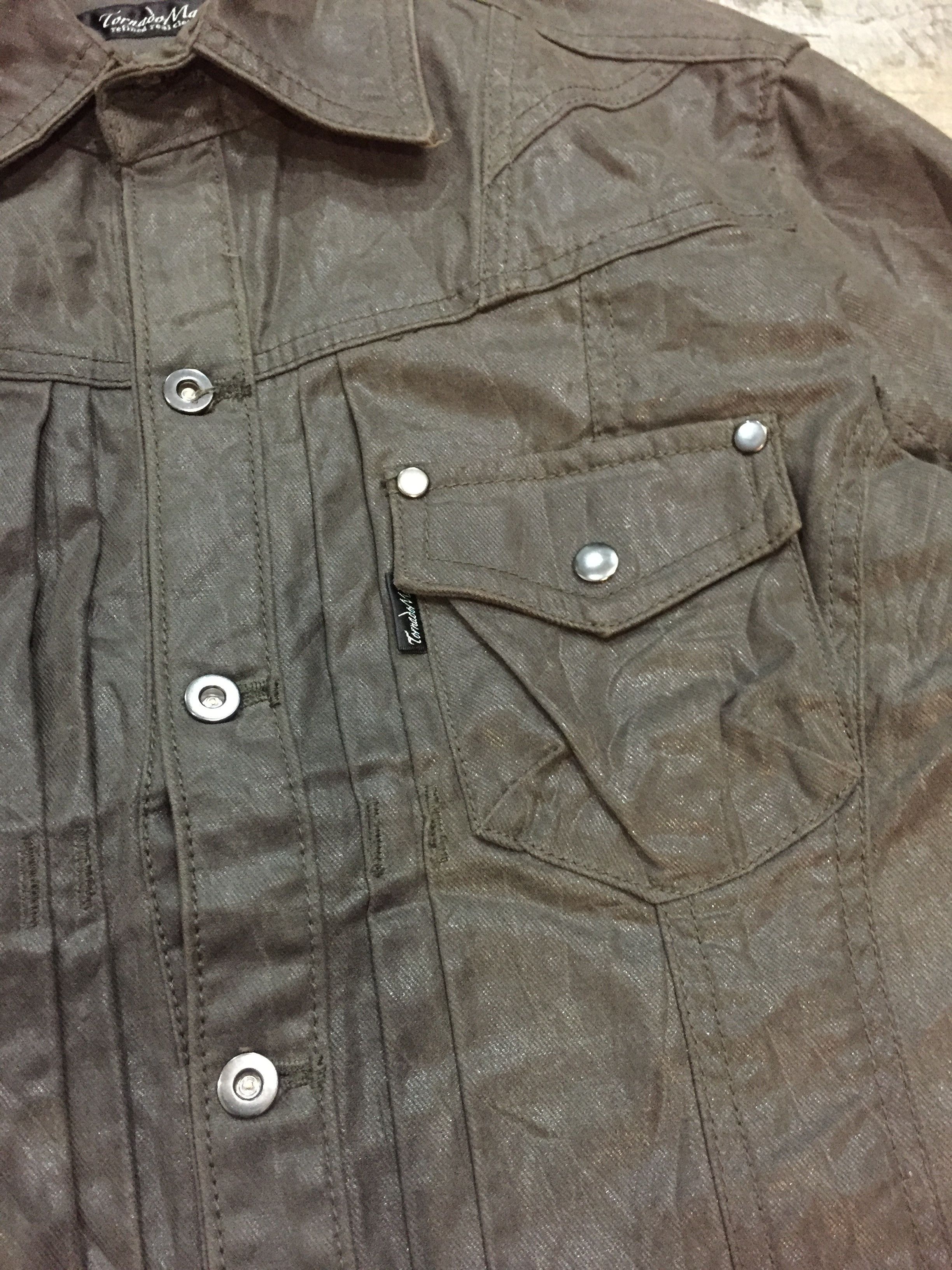 Tornado Mart Tornado Mart Japan WAX coating Paneled Jacket Size US S / EU 44-46 / 1 - 7 Thumbnail