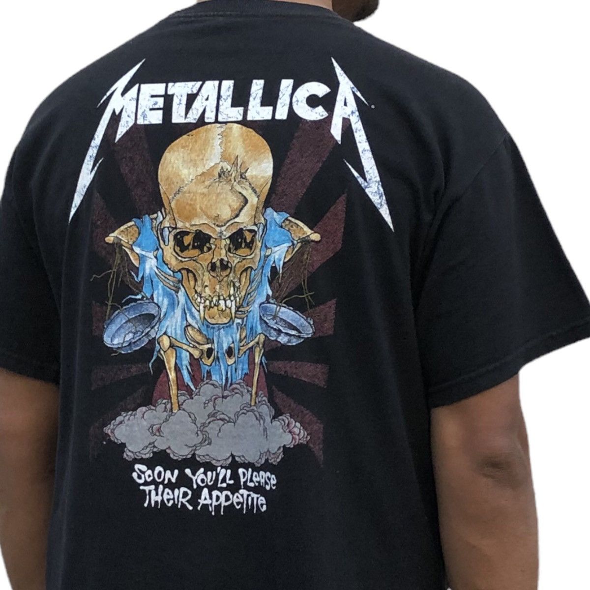 Band Tees 2007 Metallica Their Money Tips Her Scales Again Pushead Size US L / EU 52-54 / 3 - 4 Thumbnail