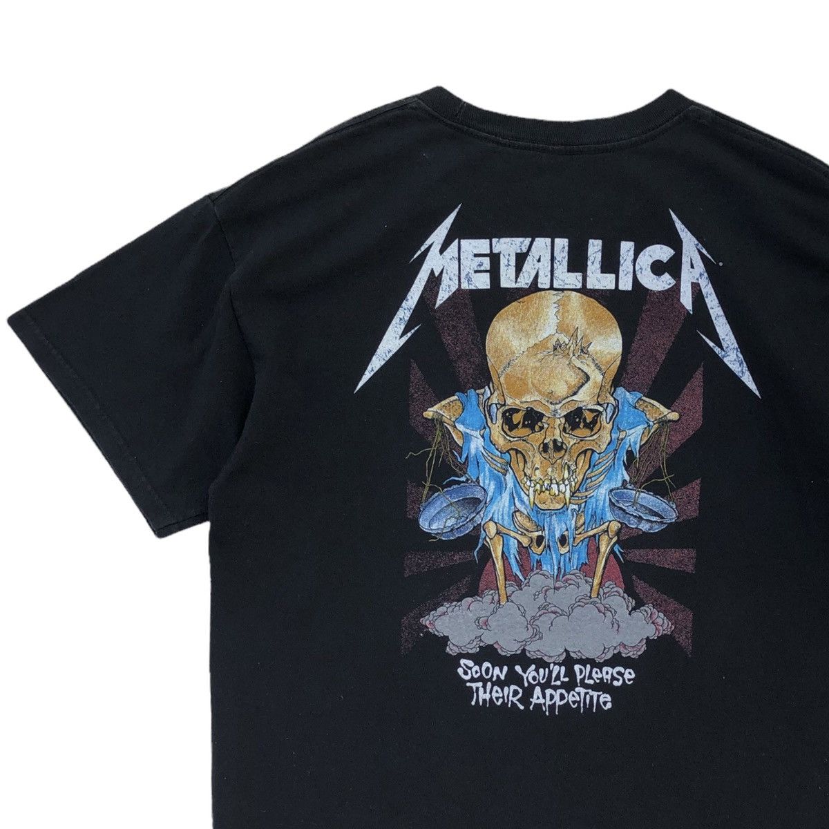 Band Tees 2007 Metallica Their Money Tips Her Scales Again Pushead Size US L / EU 52-54 / 3 - 8 Thumbnail