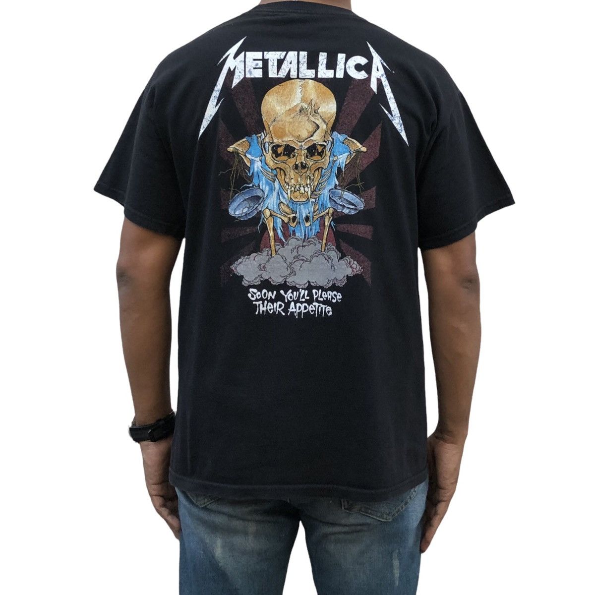Band Tees 2007 Metallica Their Money Tips Her Scales Again Pushead Size US L / EU 52-54 / 3 - 3 Thumbnail