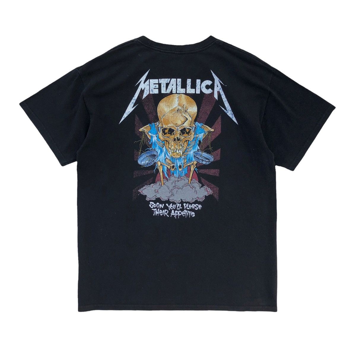 Band Tees 2007 Metallica Their Money Tips Her Scales Again Pushead Size US L / EU 52-54 / 3 - 7 Thumbnail
