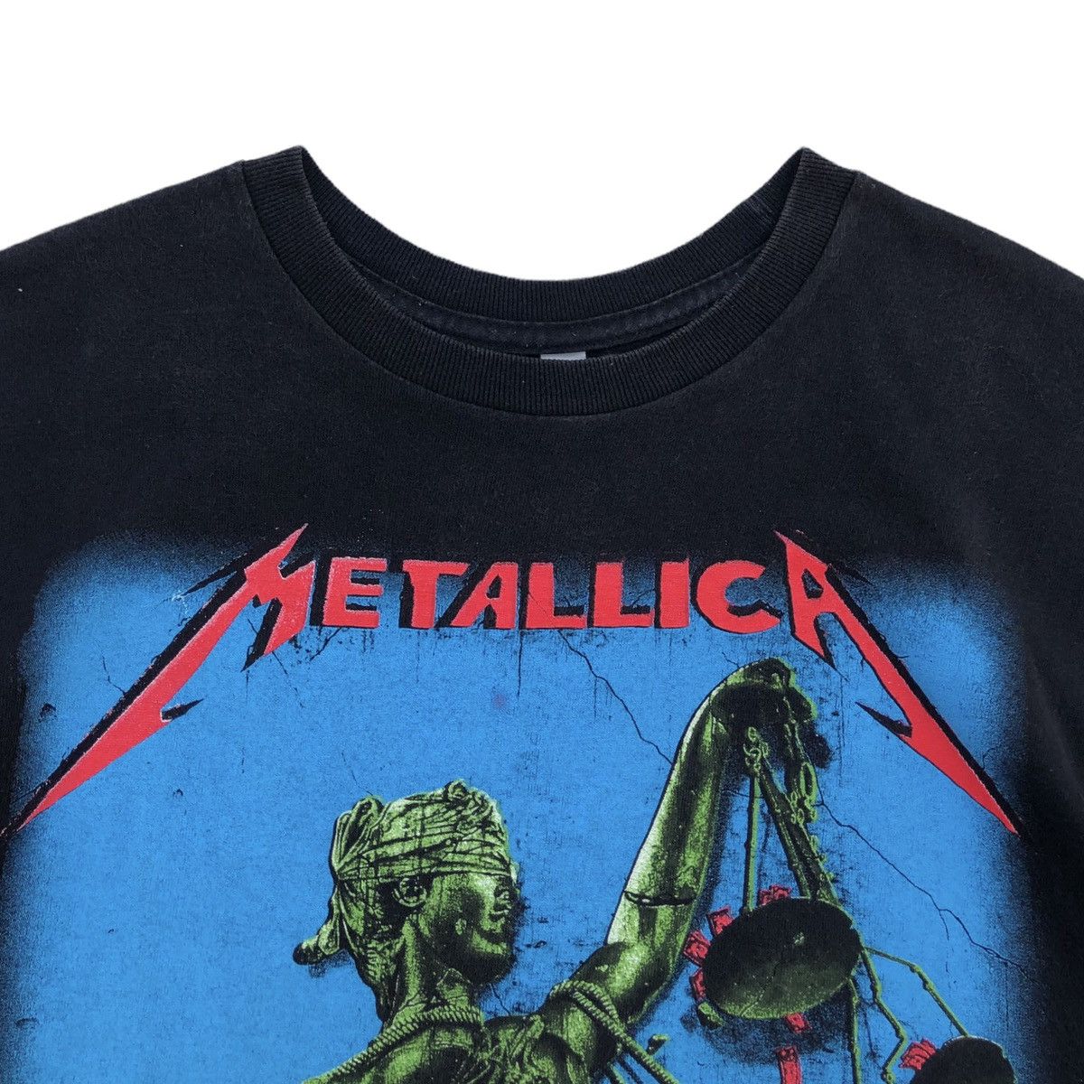 Band Tees Metallica And Justice For All Graphic T-shirt Size US M / EU 48-50 / 2 - 7 Thumbnail