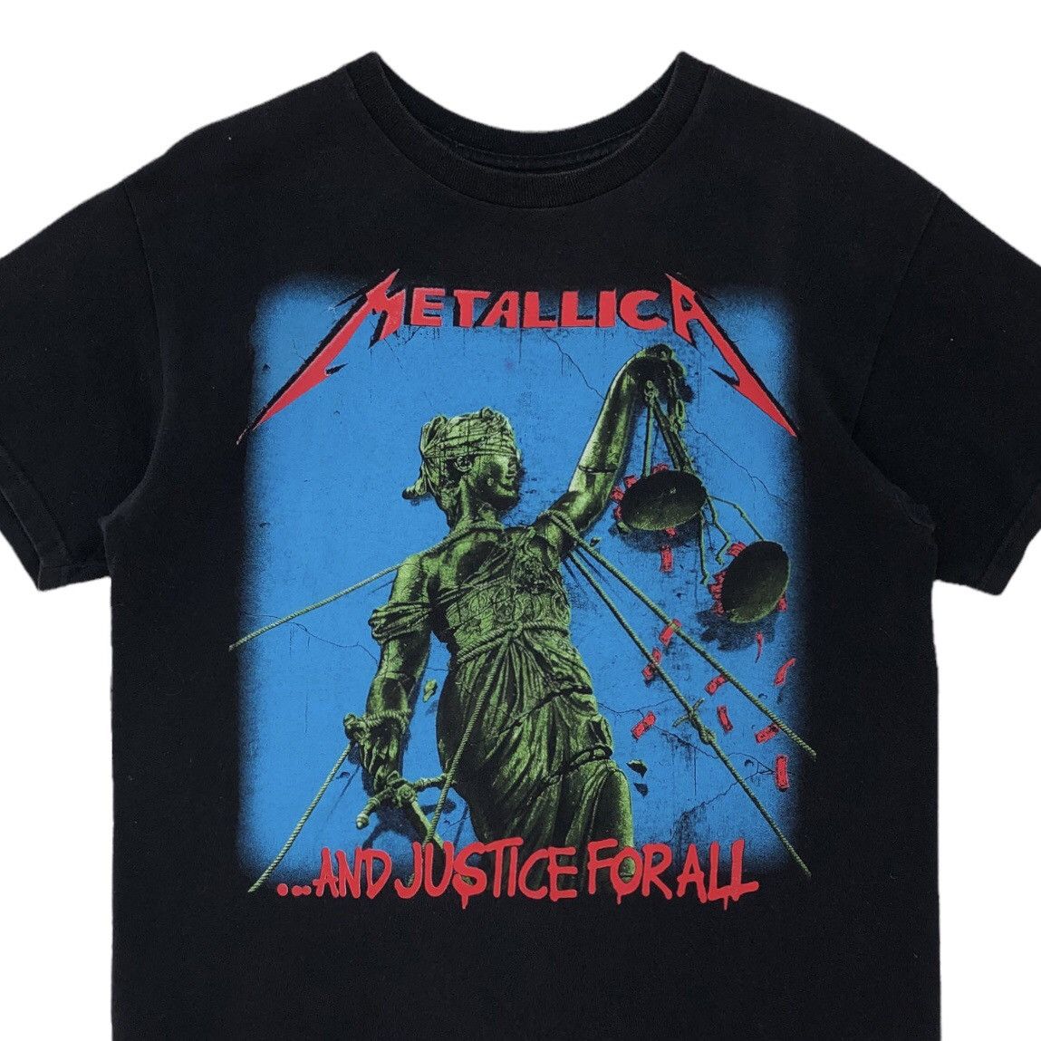 Band Tees Metallica And Justice For All Graphic T-shirt Size US M / EU 48-50 / 2 - 4 Thumbnail