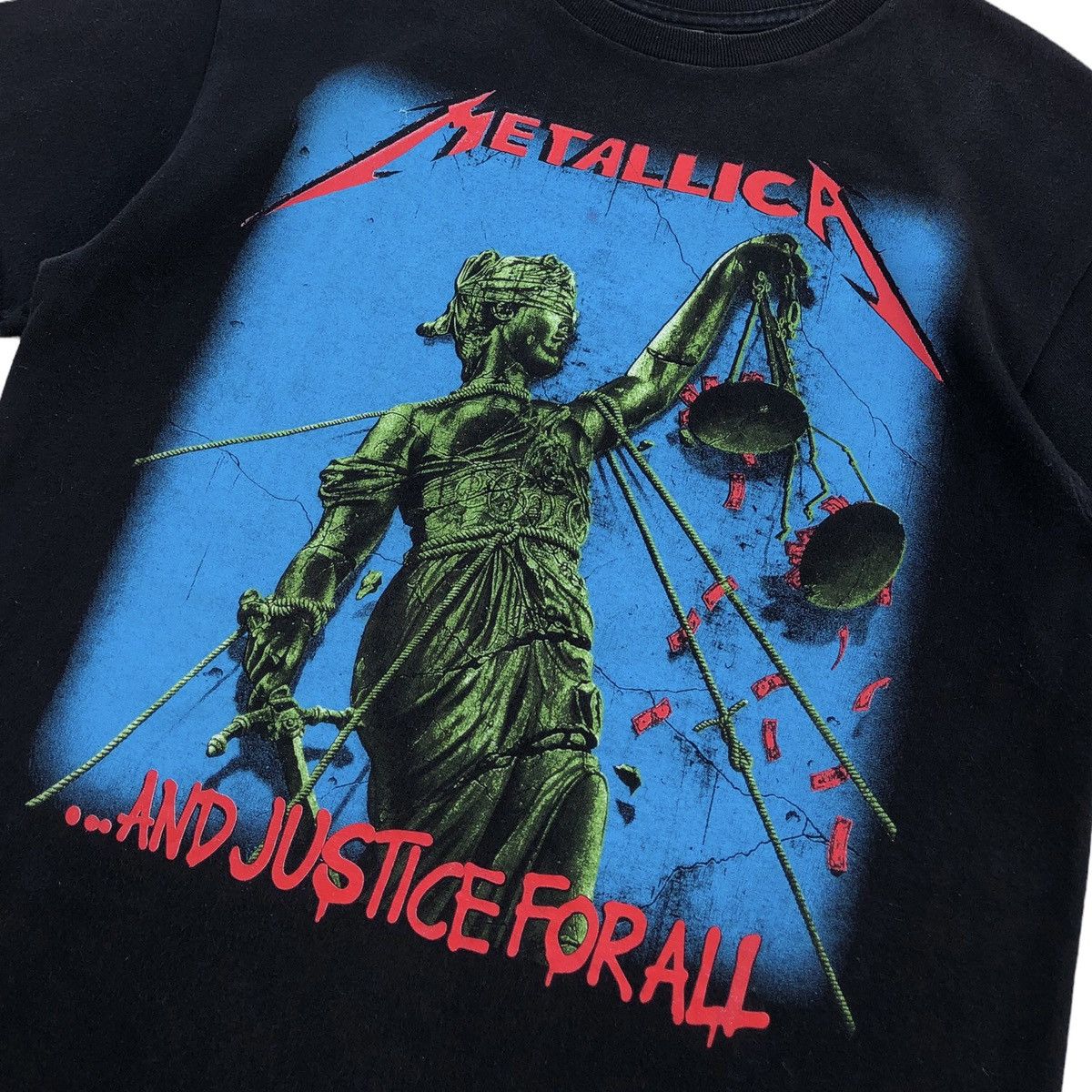 Band Tees Metallica And Justice For All Graphic T-shirt Size US M / EU 48-50 / 2 - 5 Thumbnail
