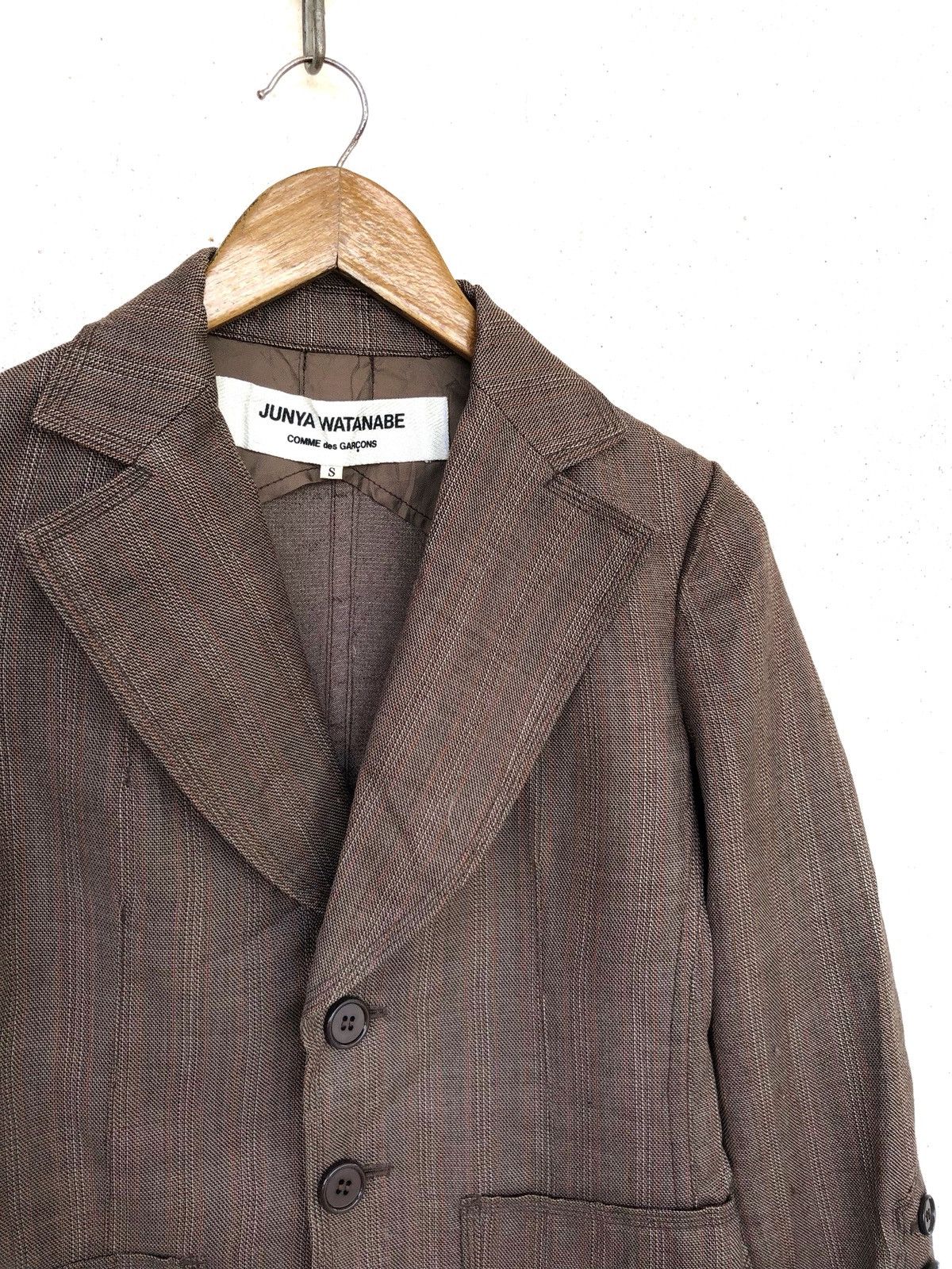 Comme des Garcons FW01 Junya Watanabe CDG Single Button Blazer/Coat Size US S / EU 44-46 / 1 - 1 Thumbnail