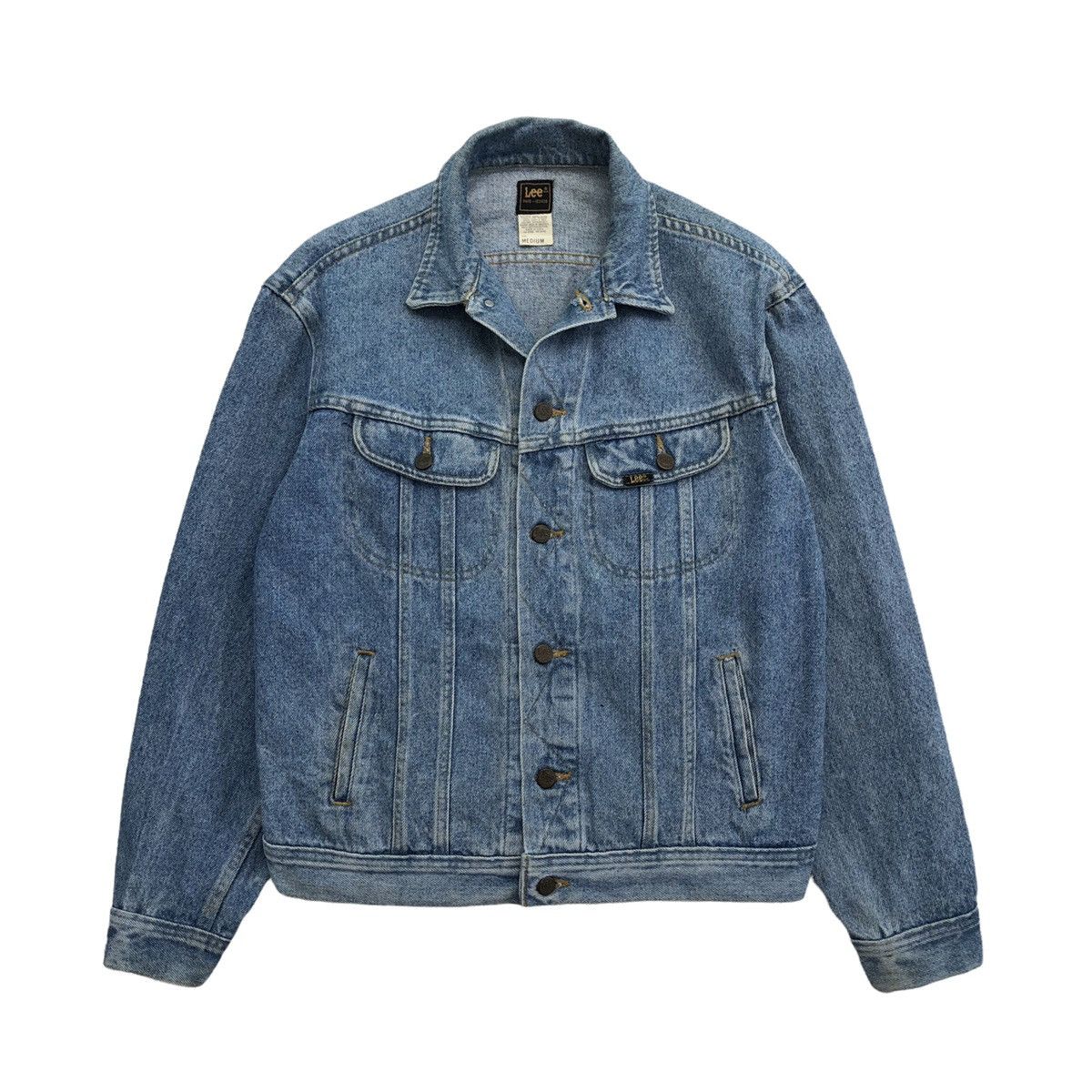 Lee Vintage 80s Lee Riders Denim Trucker Jacket USA 🇺🇸 Size US M / EU 48-50 / 2 - 8 Thumbnail