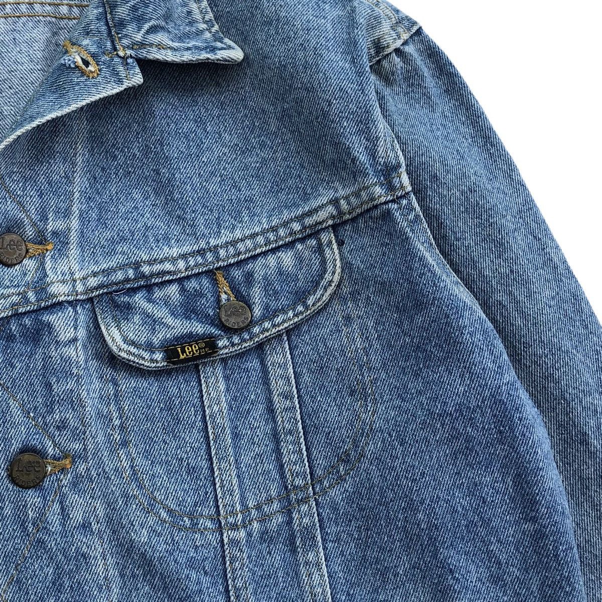 Lee Vintage 80s Lee Riders Denim Trucker Jacket USA 🇺🇸 Size US M / EU 48-50 / 2 - 9 Thumbnail