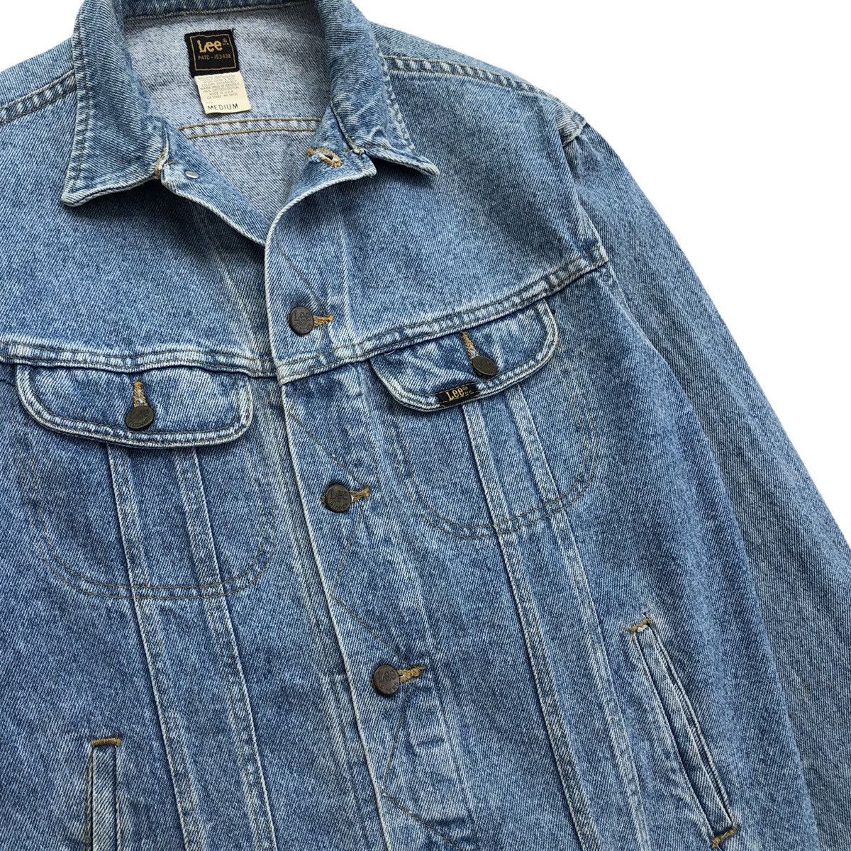 Lee Vintage 80s Lee Riders Denim Trucker Jacket USA 🇺🇸 Size US M / EU 48-50 / 2 - 2 Thumbnail
