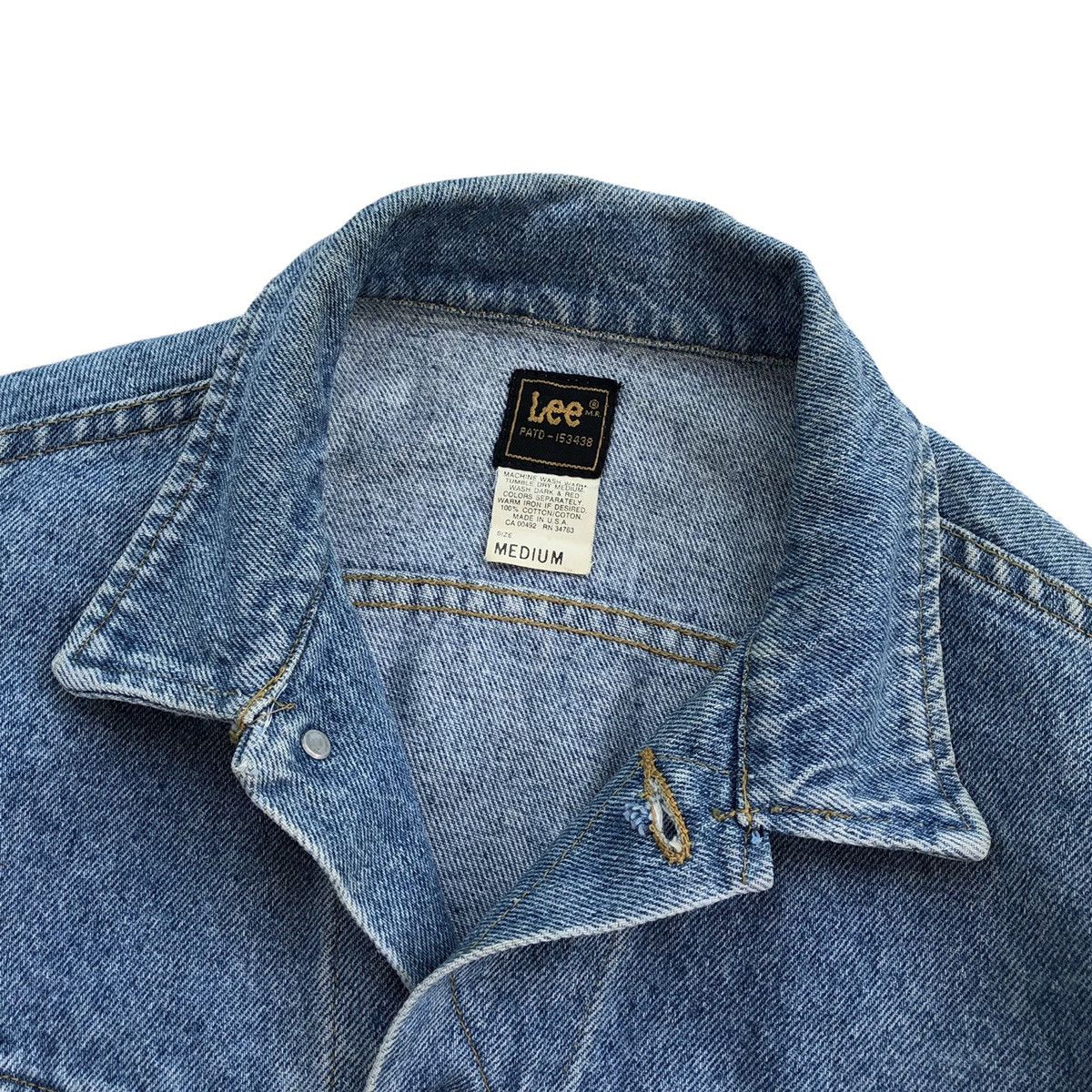 Lee Vintage 80s Lee Riders Denim Trucker Jacket USA 🇺🇸 Size US M / EU 48-50 / 2 - 7 Thumbnail