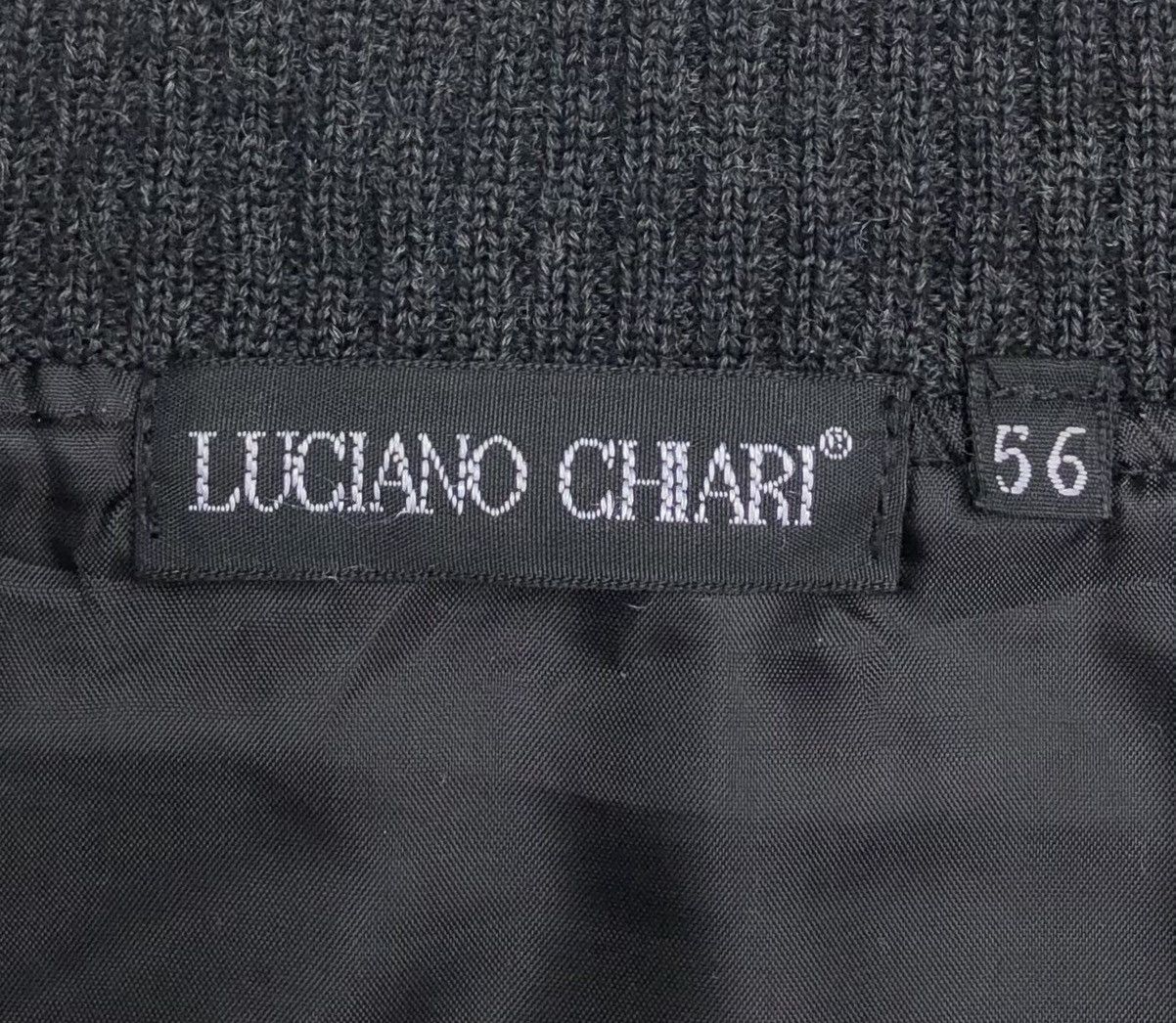 Vintage 🔥Luciano Chiari Knitted Italian Design Lana Wool Jacket Size US XL / EU 56 / 4 - 11 Thumbnail