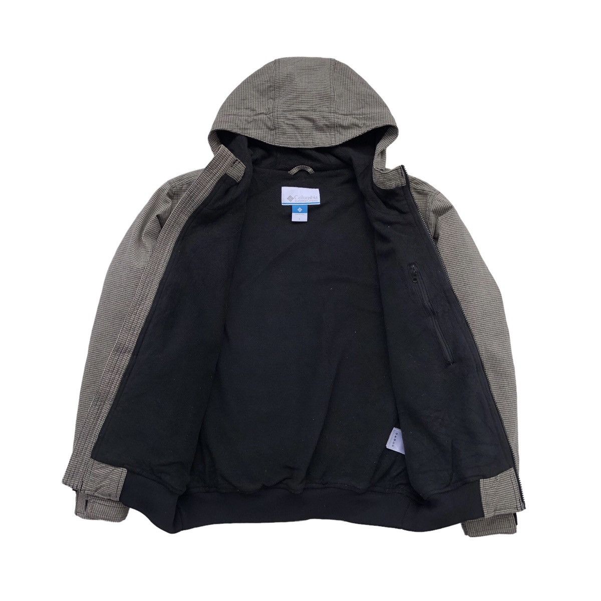 Columbia Columbia Houndstooth Lined Fleece Hooded Jacket Size US S / EU 44-46 / 1 - 7 Thumbnail