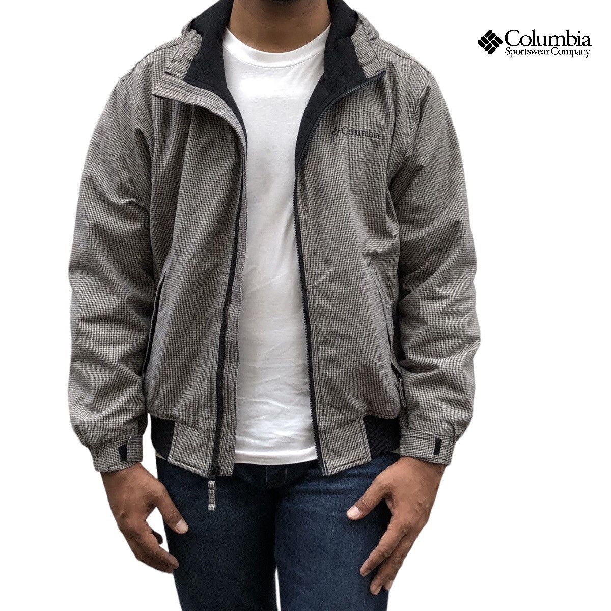 Columbia Columbia Houndstooth Lined Fleece Hooded Jacket Size US S / EU 44-46 / 1 - 2 Thumbnail