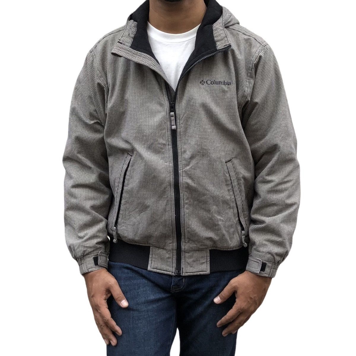 Columbia Columbia Houndstooth Lined Fleece Hooded Jacket Size US S / EU 44-46 / 1 - 3 Thumbnail