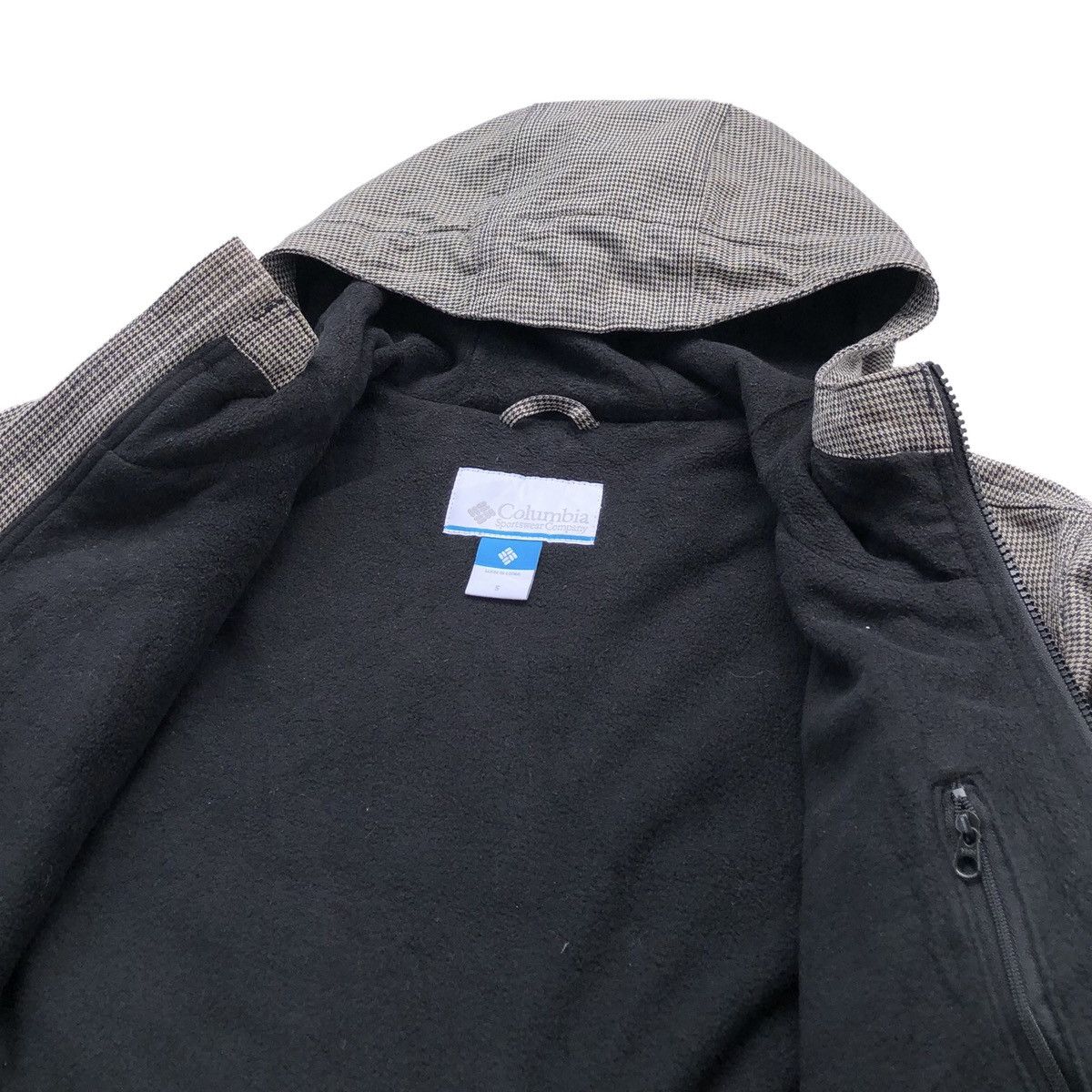 Columbia Columbia Houndstooth Lined Fleece Hooded Jacket Size US S / EU 44-46 / 1 - 8 Thumbnail