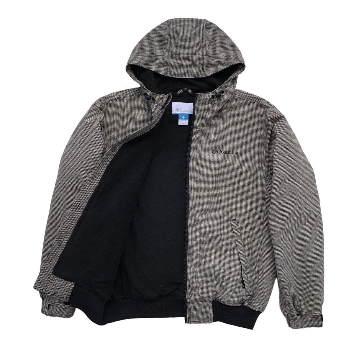 Columbia Columbia Houndstooth Lined Fleece Hooded Jacket Size US S / EU 44-46 / 1 - 5 Thumbnail