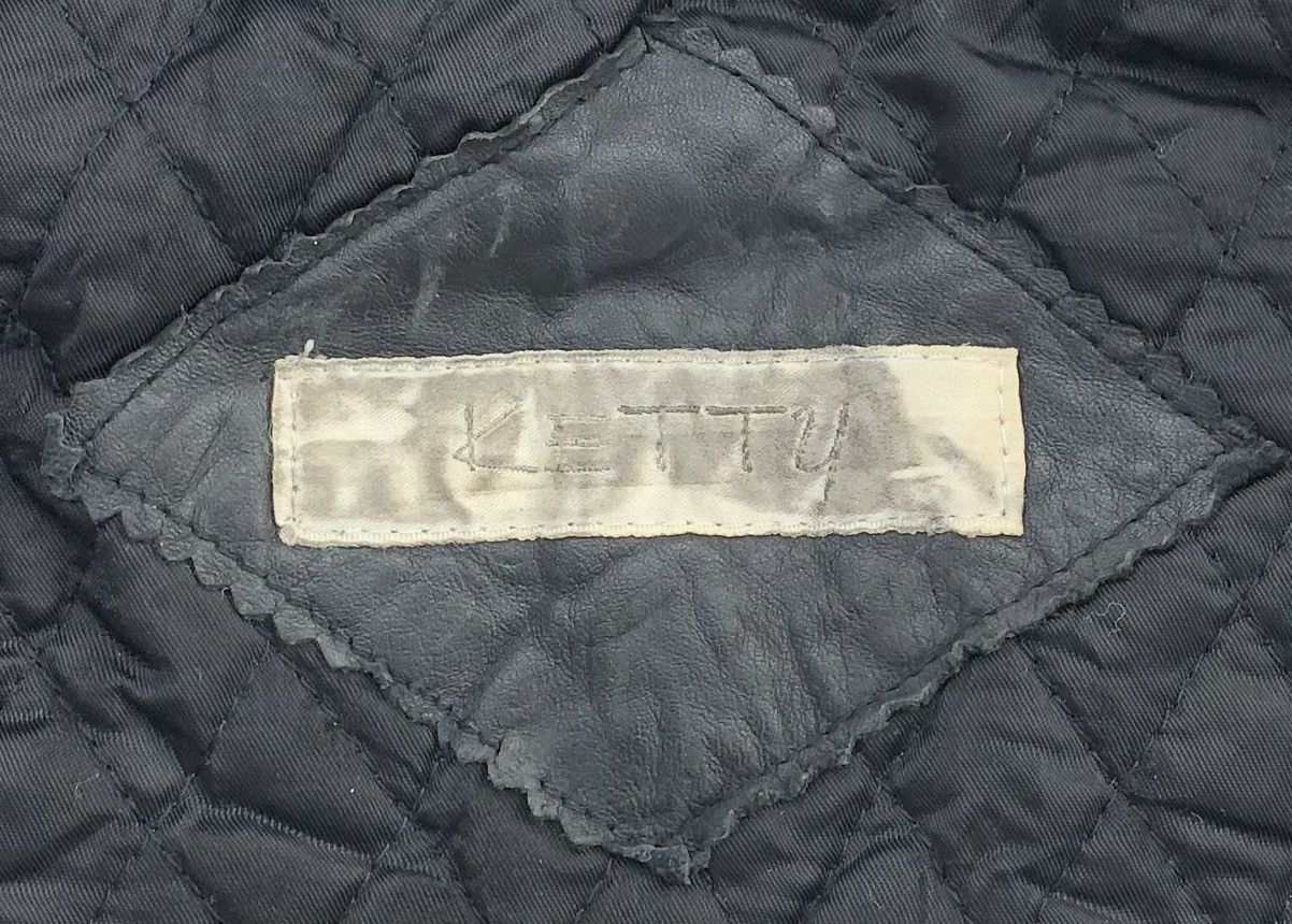 Vintage Japanese Brand Douce Ketty Leather Bomber Jacket Size US M / EU 48-50 / 2 - 21 Thumbnail