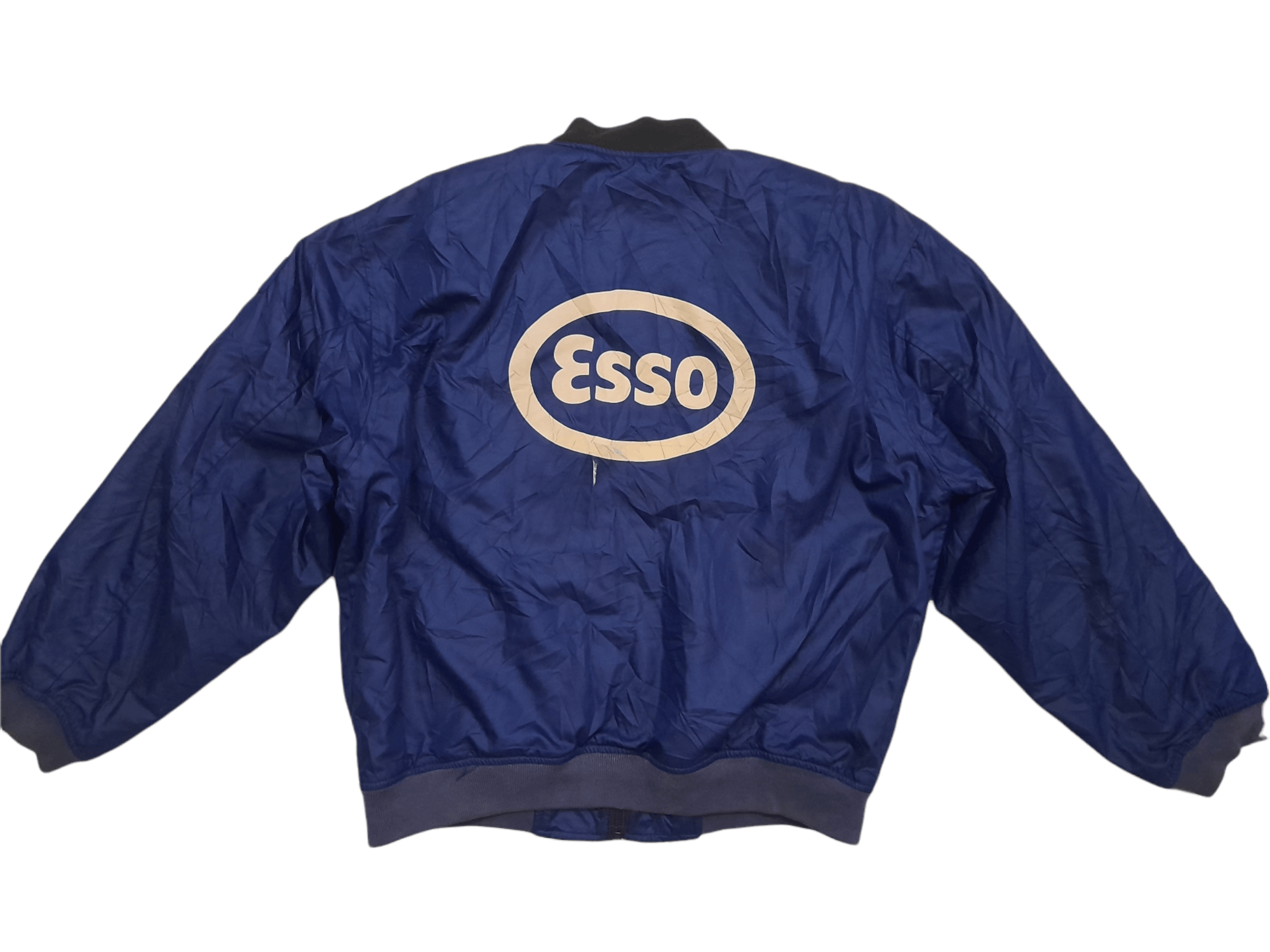 Vintage 80s ESSO Bomber Jacket Racing Team (D754) Size US L / EU 52-54 / 3 - 1 Thumbnail