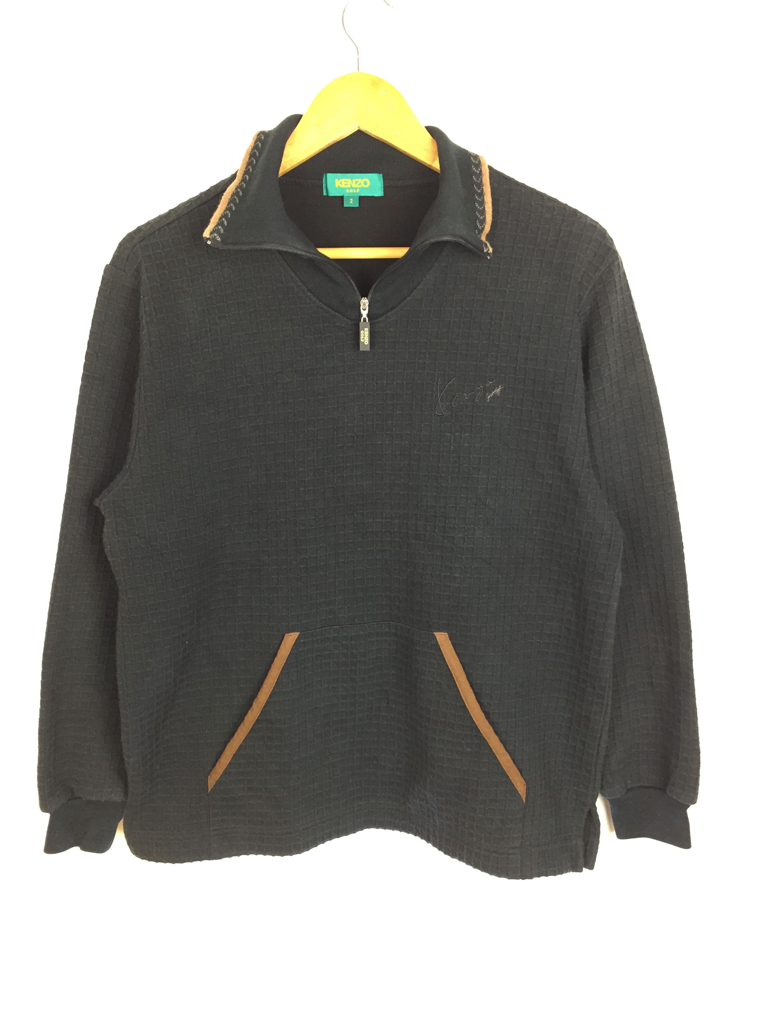 Kenzo 90s KENZO Jaguar thermal wafer sweater Size US M / EU 48-50 / 2 - 4 Thumbnail