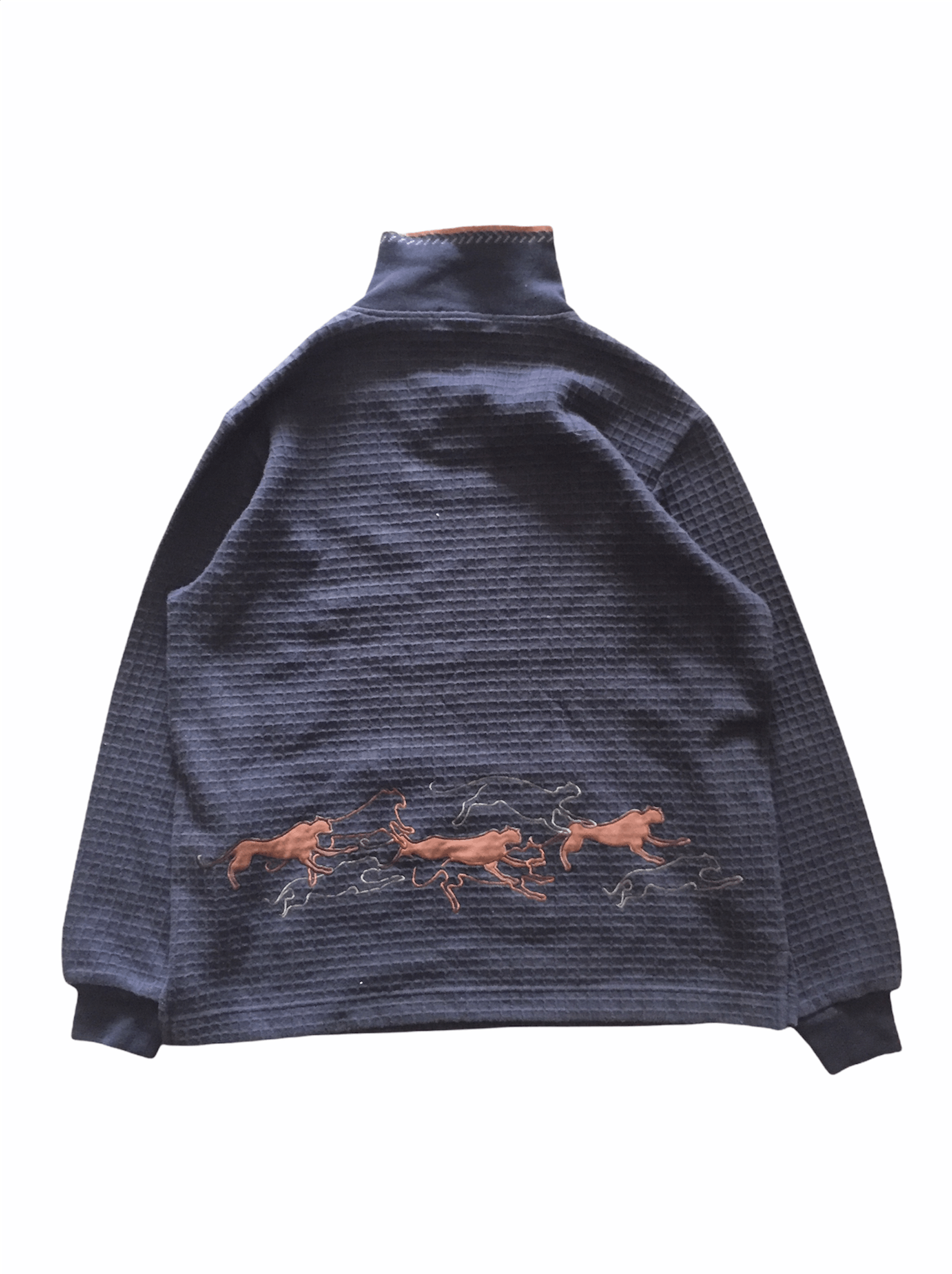 Kenzo 90s KENZO Jaguar thermal wafer sweater Size US M / EU 48-50 / 2 - 1 Thumbnail