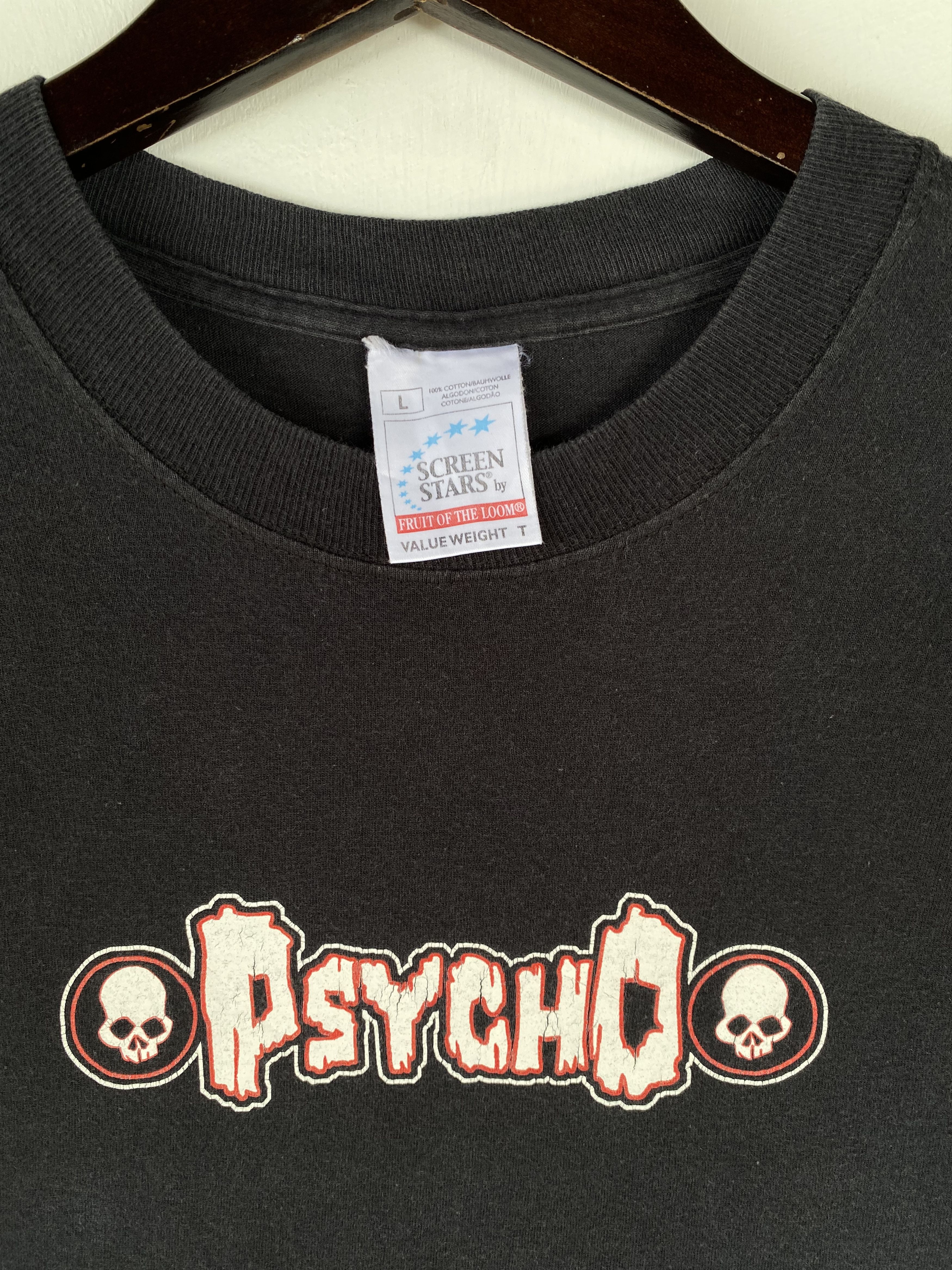 Vintage VINTAGE PSYCHO psychological horror thriller film shirt Size US L / EU 52-54 / 3 - 2 Thumbnail