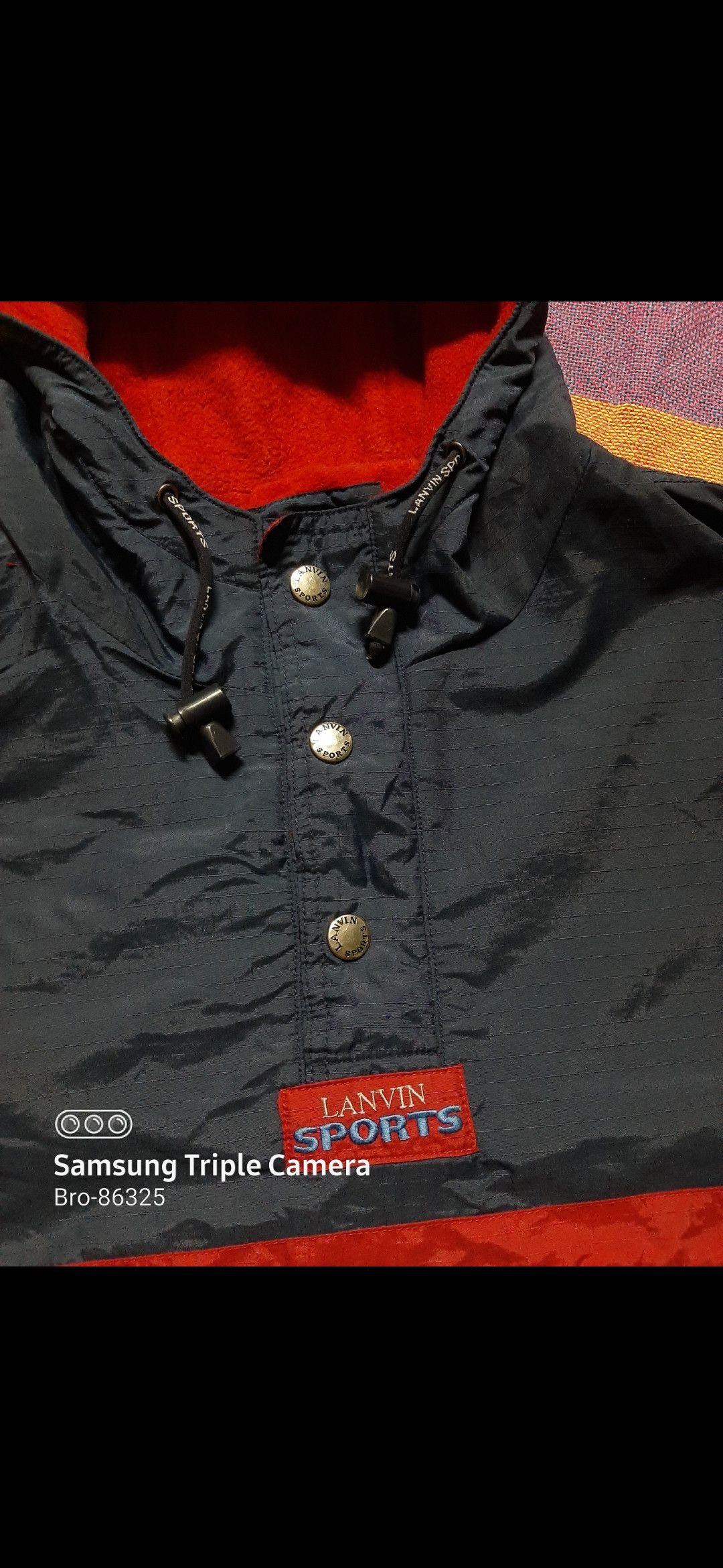 Lanvin × Vintage VINTAGE LANVIN SPORT ANORAK BIG KANGAROO POCKET JACKET Size US L / EU 52-54 / 3 - 2 Thumbnail