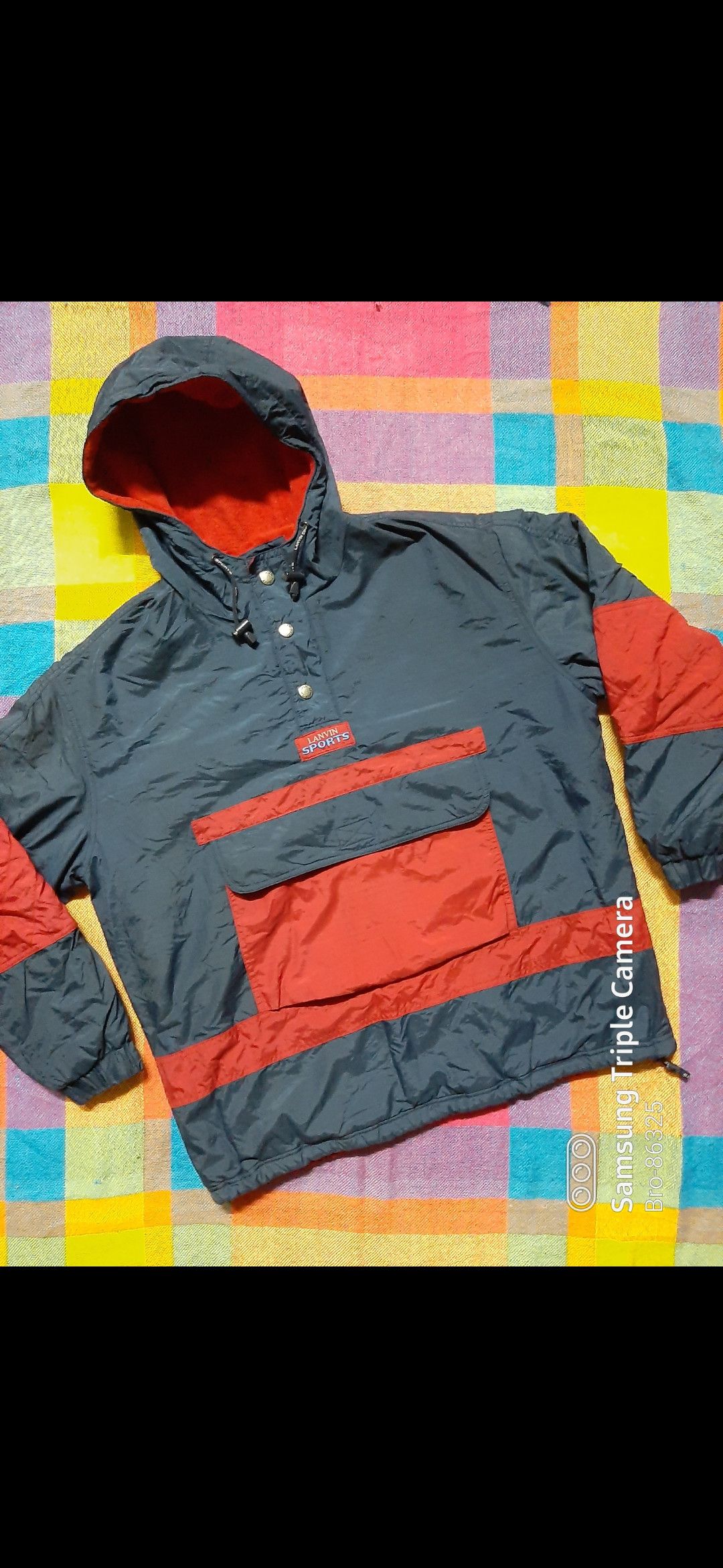 Lanvin × Vintage VINTAGE LANVIN SPORT ANORAK BIG KANGAROO POCKET JACKET Size US L / EU 52-54 / 3 - 1 Thumbnail