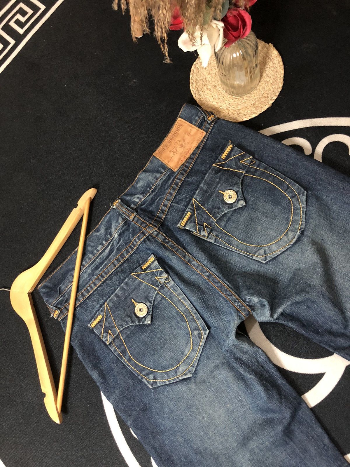 True Religion × Vintage VINTAGE TRUE RELIGION BILLY SUPER T DISSTRESED DENIM JEANS Size US 38 / EU 54 - 2 Thumbnail