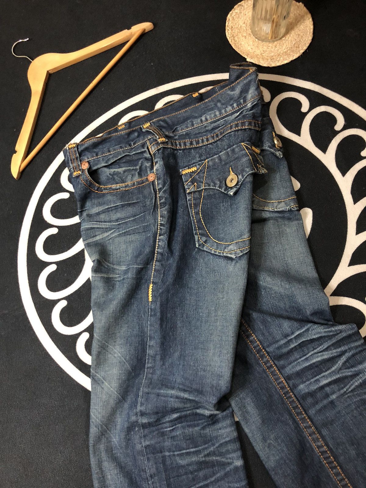 True Religion × Vintage VINTAGE TRUE RELIGION BILLY SUPER T DISSTRESED DENIM JEANS Size US 38 / EU 54 - 7 Thumbnail