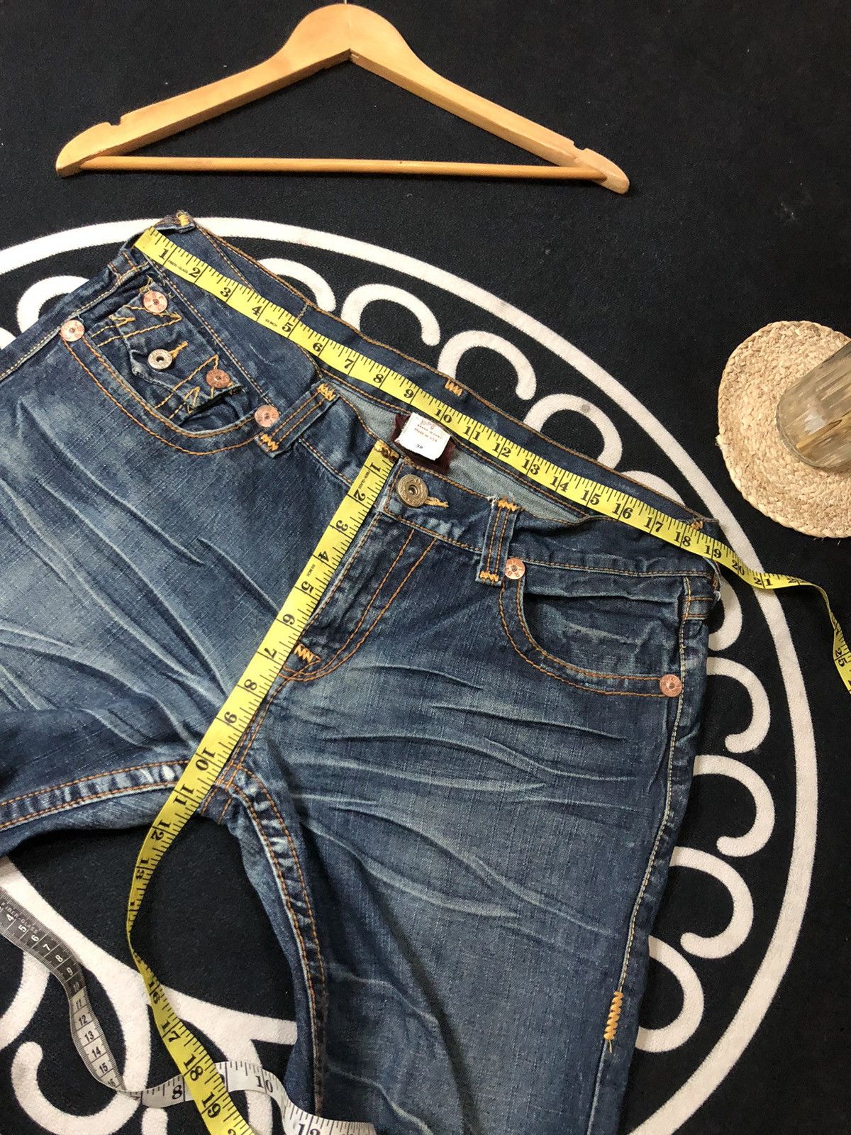 True Religion × Vintage VINTAGE TRUE RELIGION BILLY SUPER T DISSTRESED DENIM JEANS Size US 38 / EU 54 - 16 Thumbnail