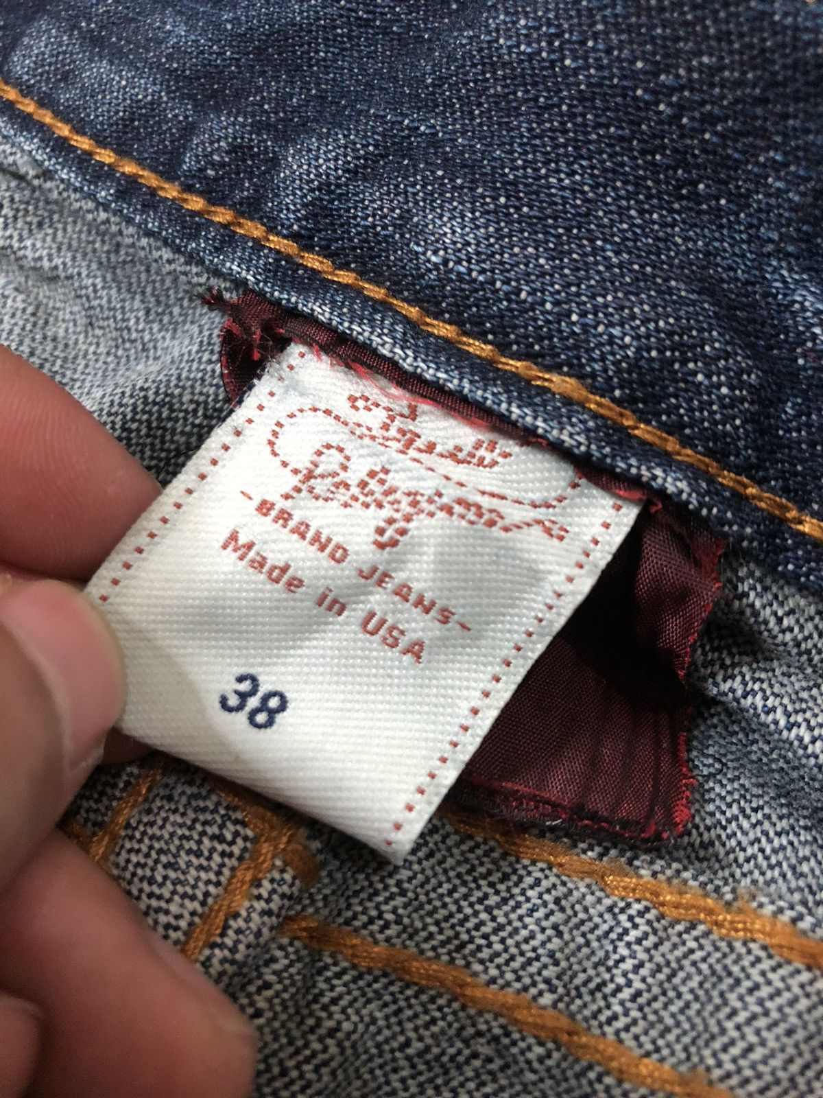 True Religion × Vintage VINTAGE TRUE RELIGION BILLY SUPER T DISSTRESED DENIM JEANS Size US 38 / EU 54 - 12 Thumbnail