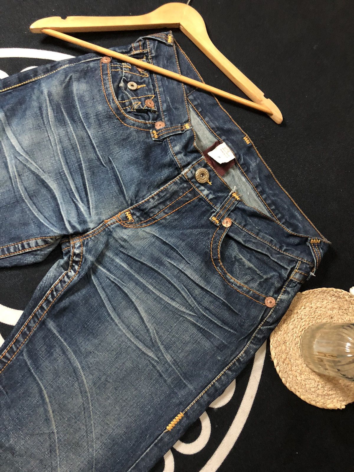 True Religion × Vintage VINTAGE TRUE RELIGION BILLY SUPER T DISSTRESED DENIM JEANS Size US 38 / EU 54 - 9 Thumbnail
