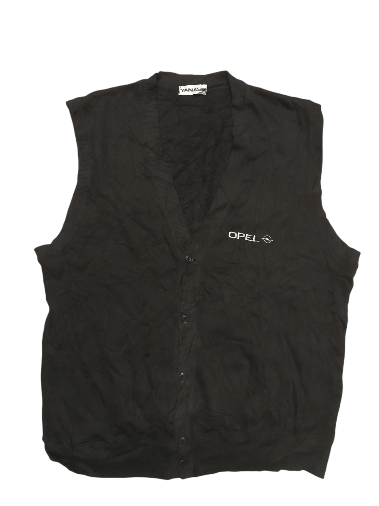 Vintage OPEL Car Racing Vest Sweater Yanase (D800) Size US M / EU 48-50 / 2 - 1 Thumbnail