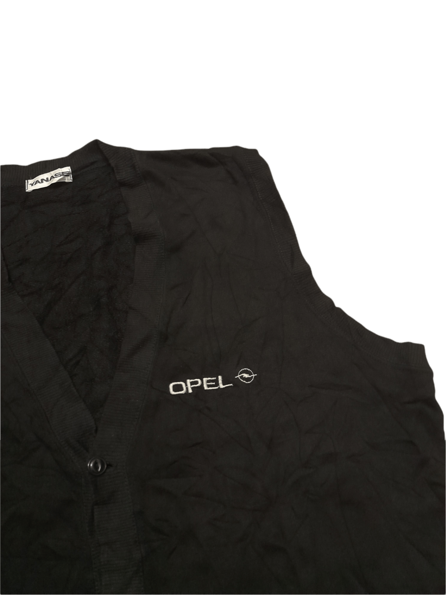Vintage OPEL Car Racing Vest Sweater Yanase (D800) Size US M / EU 48-50 / 2 - 2 Thumbnail
