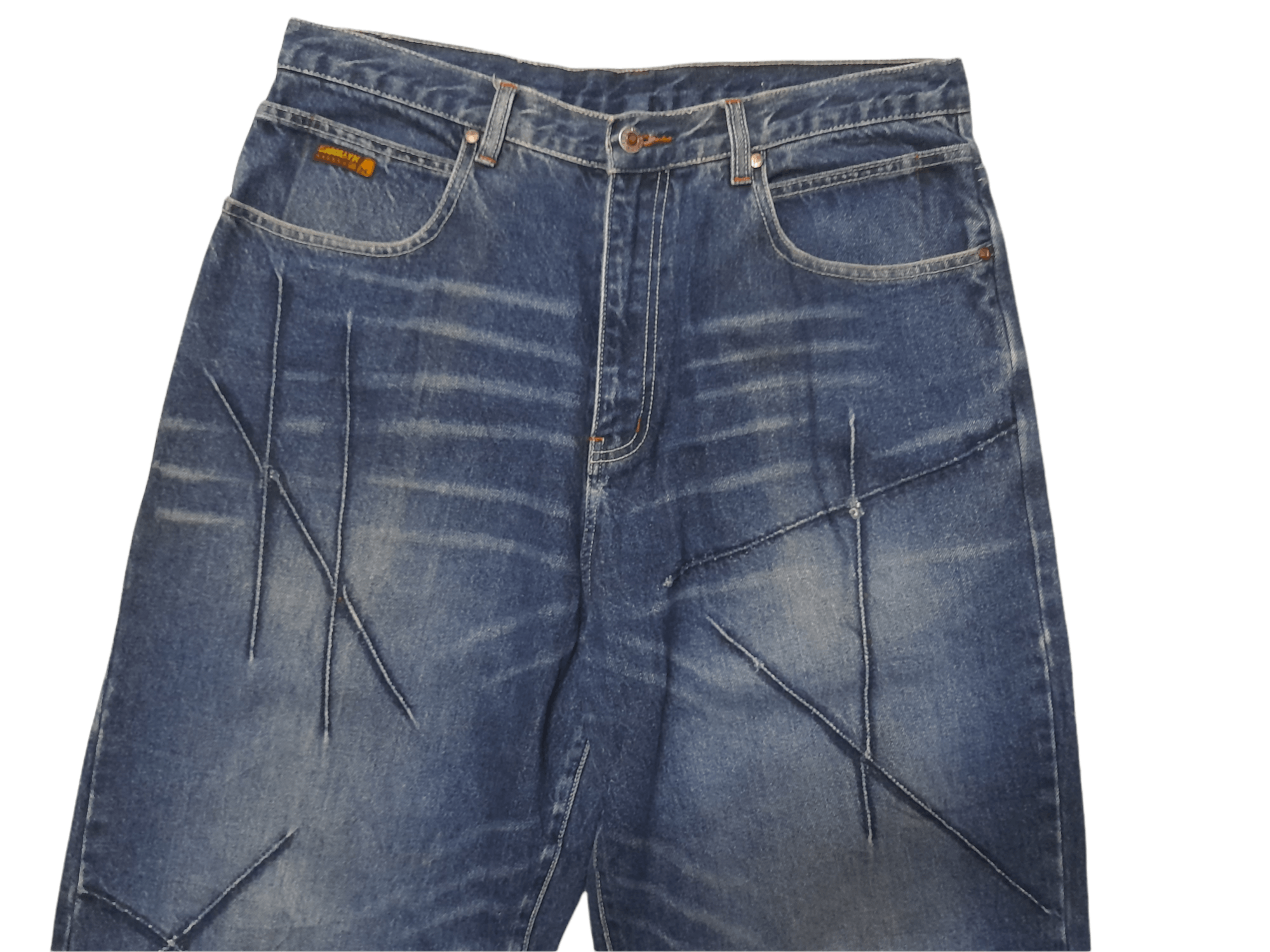 Brooklyn Xpress Brooklyn Xpress Baggy Denim Distressed (D801) w35 Size US 35 - 3 Thumbnail