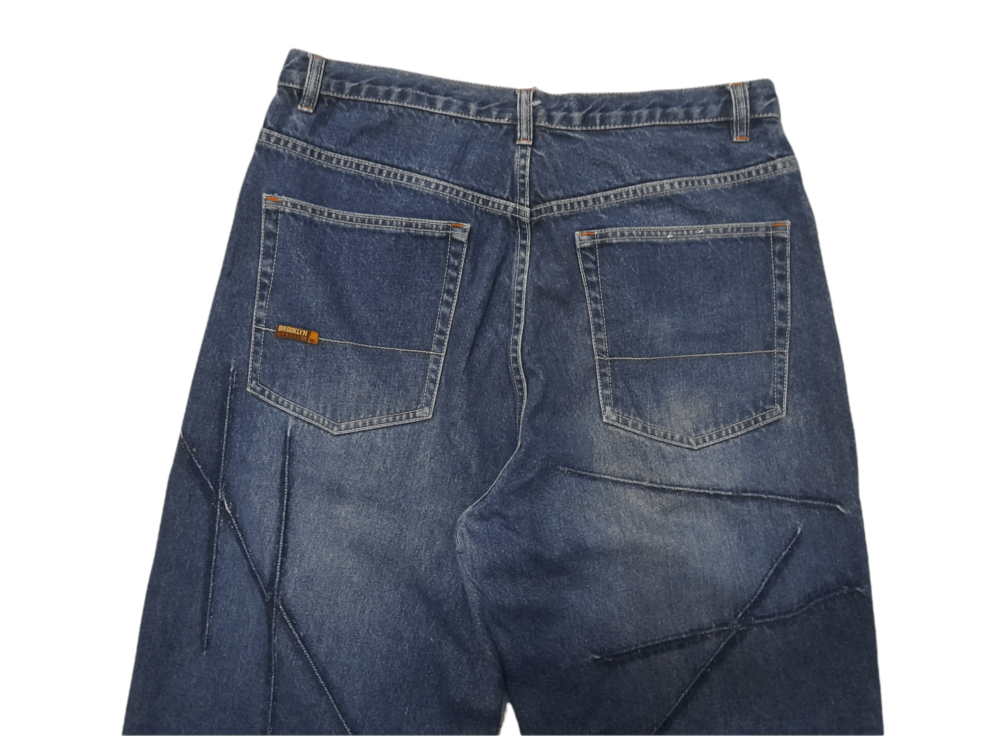 Brooklyn Xpress Brooklyn Xpress Baggy Denim Distressed (D801) w35 Size US 35 - 8 Thumbnail