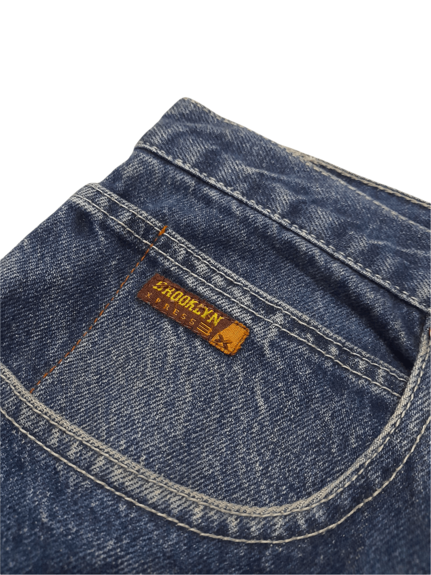 Brooklyn Xpress Brooklyn Xpress Baggy Denim Distressed (D801) w35 Size US 35 - 4 Thumbnail