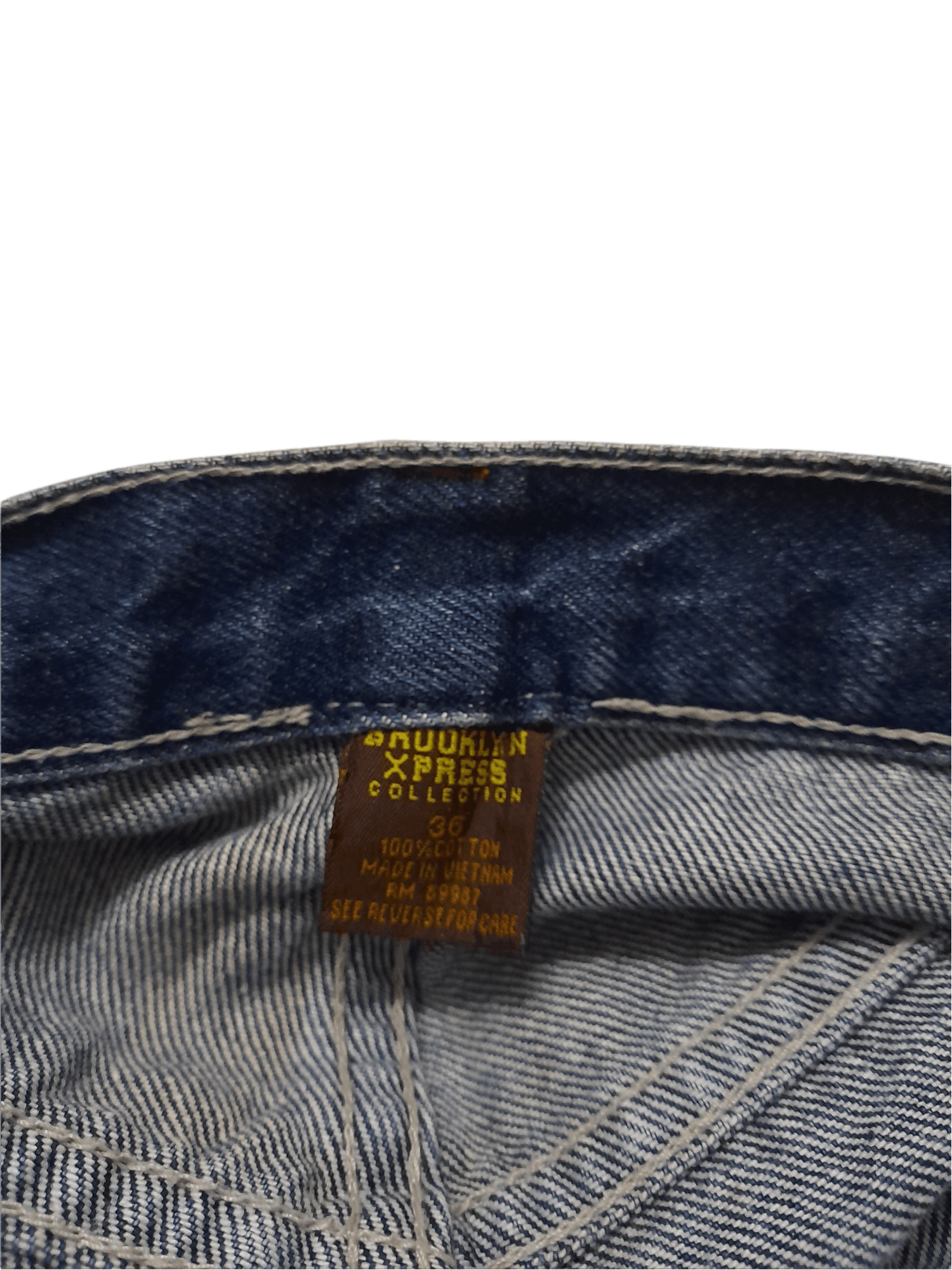 Brooklyn Xpress Brooklyn Xpress Baggy Denim Distressed (D801) w35 Size US 35 - 9 Thumbnail