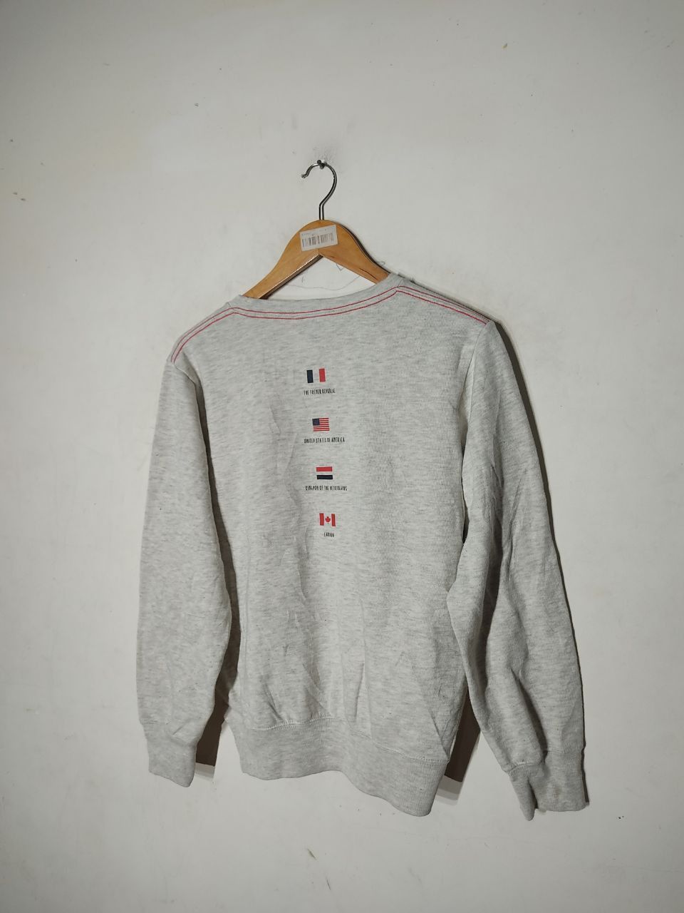 Japanese Brand × Vintage DESIGN STUDIO NEW EFFECT MULTIFLAG SWEATSHIRT Size US M / EU 48-50 / 2 - 2 Thumbnail