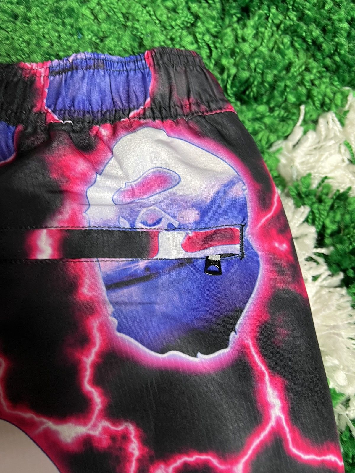 Bape A Bathing Ape Lightning Track Shorts Size US 30 / EU 46 - 4 Thumbnail