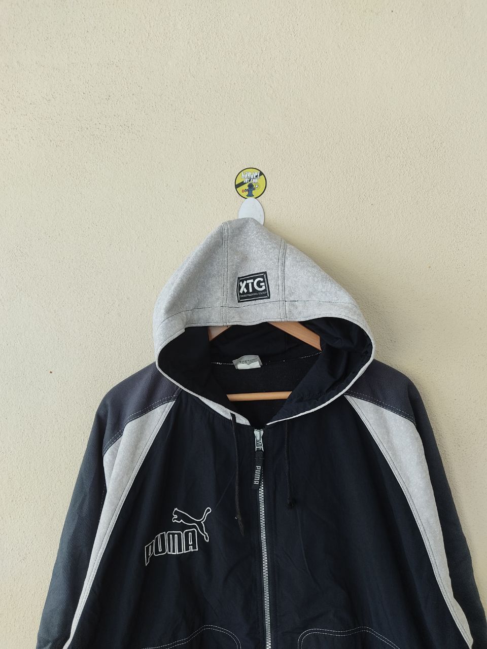 Japanese Brand × Puma × Vintage VINTAGE PUMA HYBRID HOODIE Size US M / EU 48-50 / 2 - 2 Thumbnail